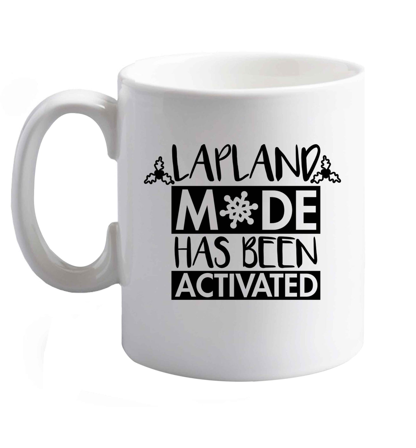 10 oz Favourite Type Pan Pancake ceramic mug right handed