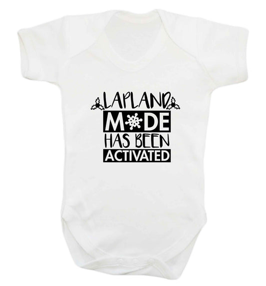 Merry Christmas baby vest white 18-24 months