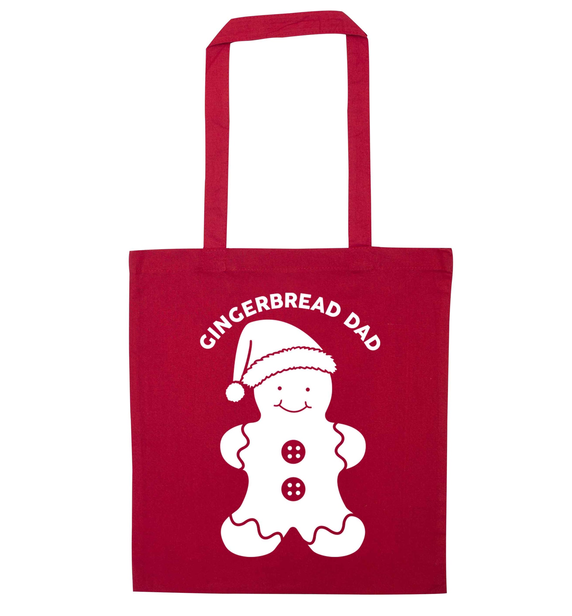 Merry Christmas red tote bag