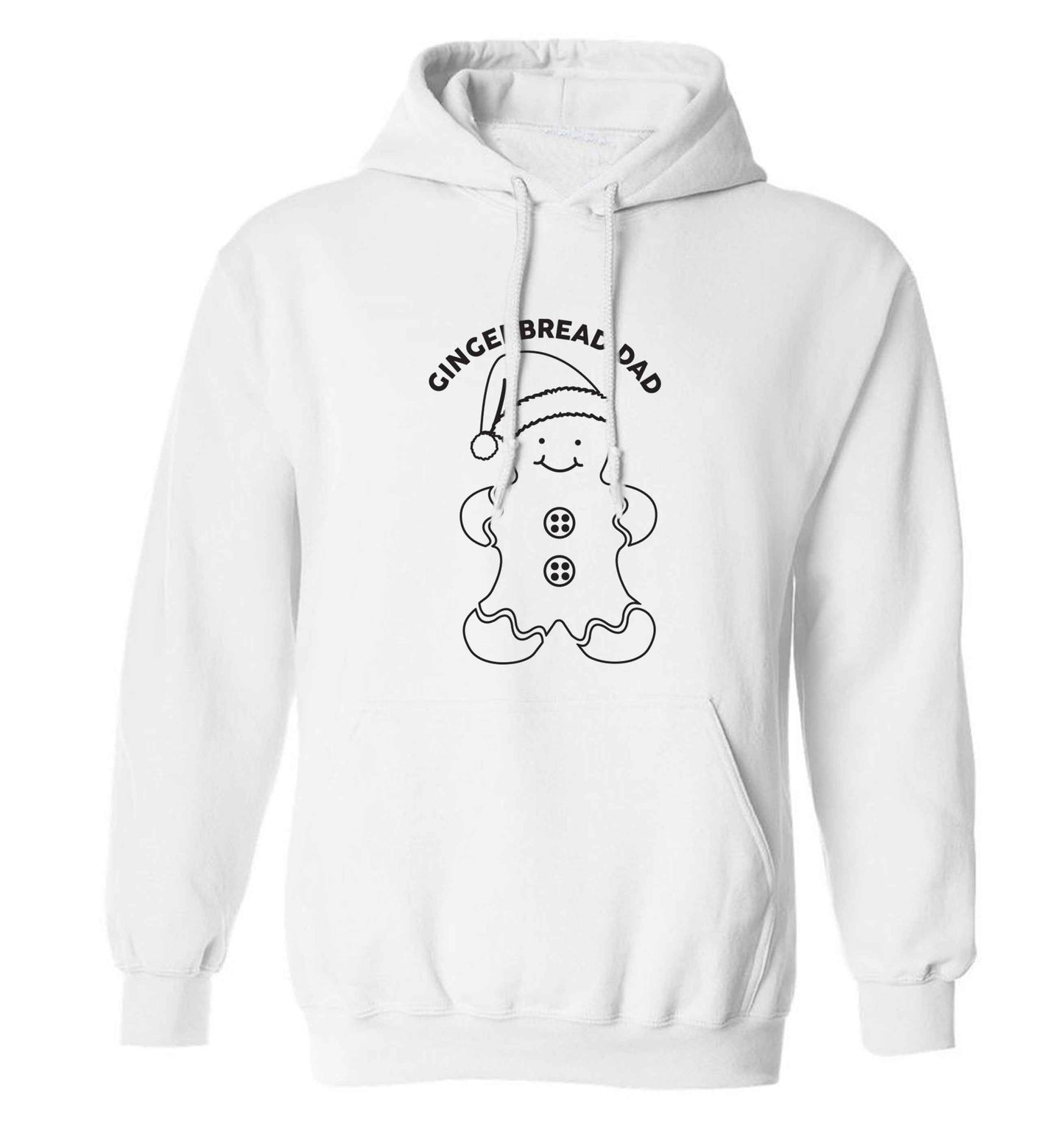 Merry Christmas adults unisex white hoodie 2XL