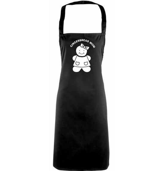 Merry Christmas adults black apron