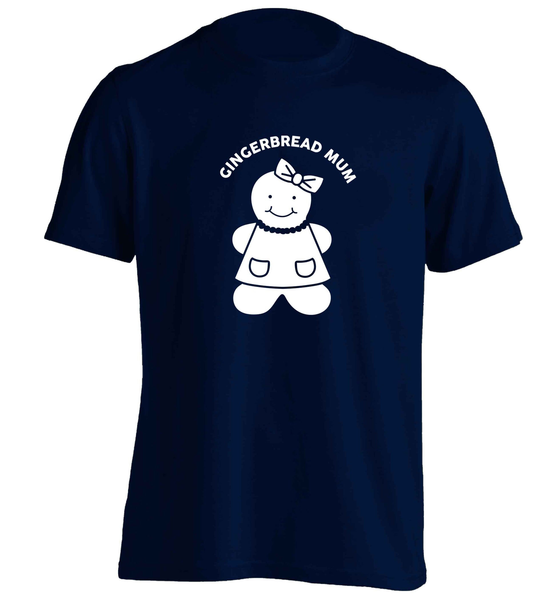 Merry Christmas adults unisex navy Tshirt 2XL