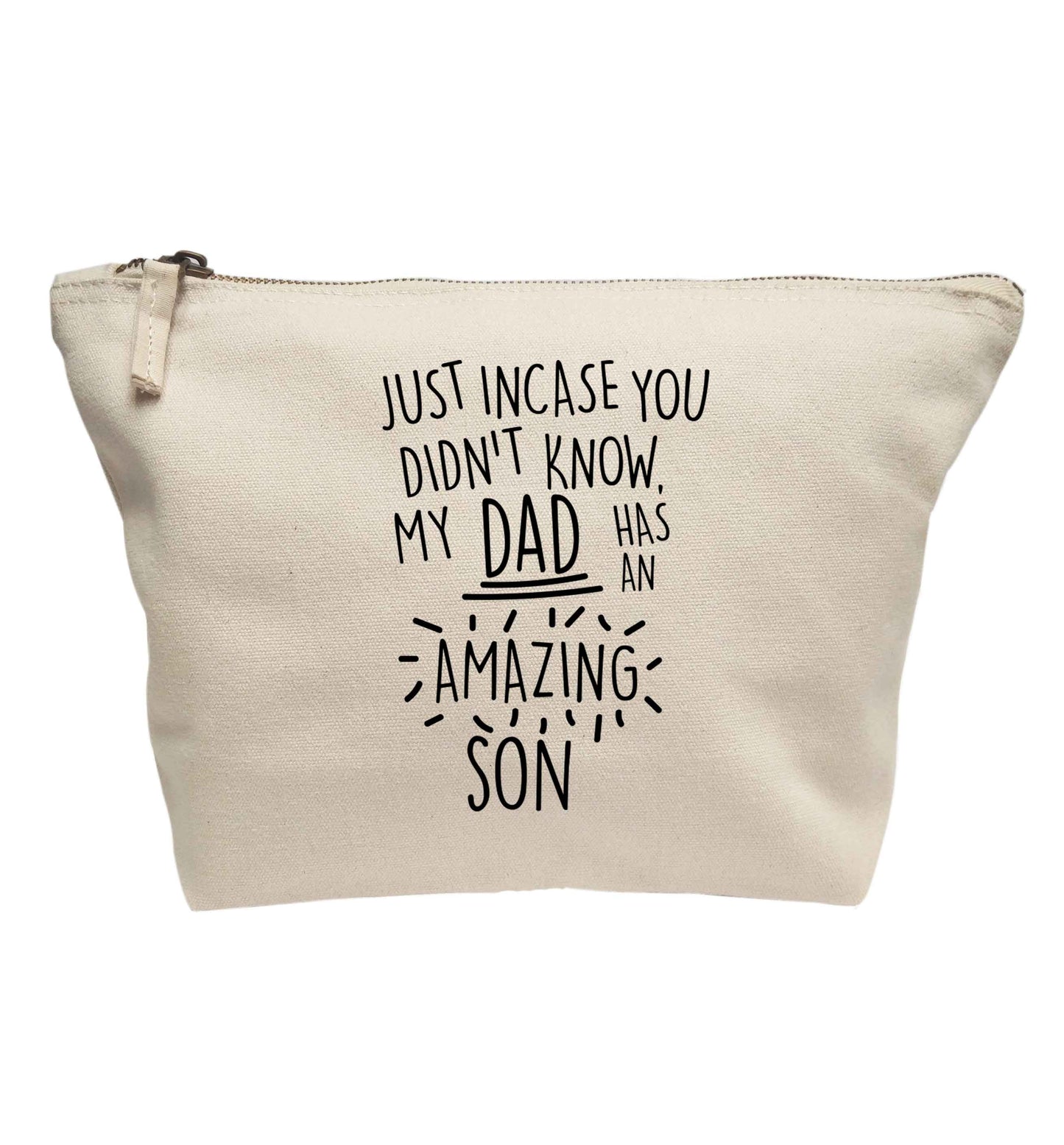 Just incase you didn't know my dad has an amazing son | Makeup / wash bag