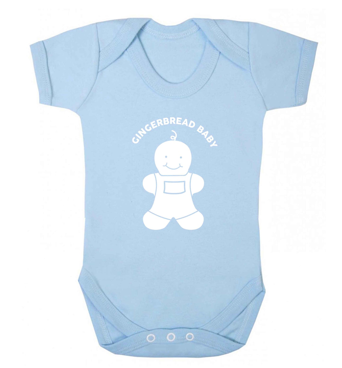 Gingerbread baby baby vest pale blue 18-24 months