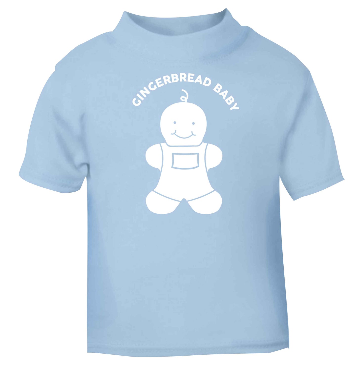 Gingerbread baby light blue baby toddler Tshirt 2 Years