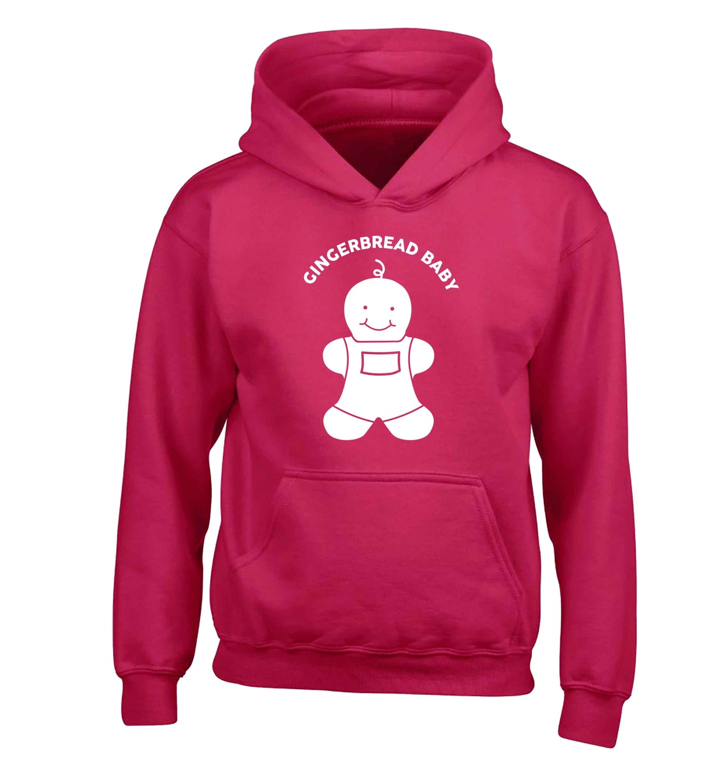 Gingerbread baby children's pink hoodie 12-13 Years