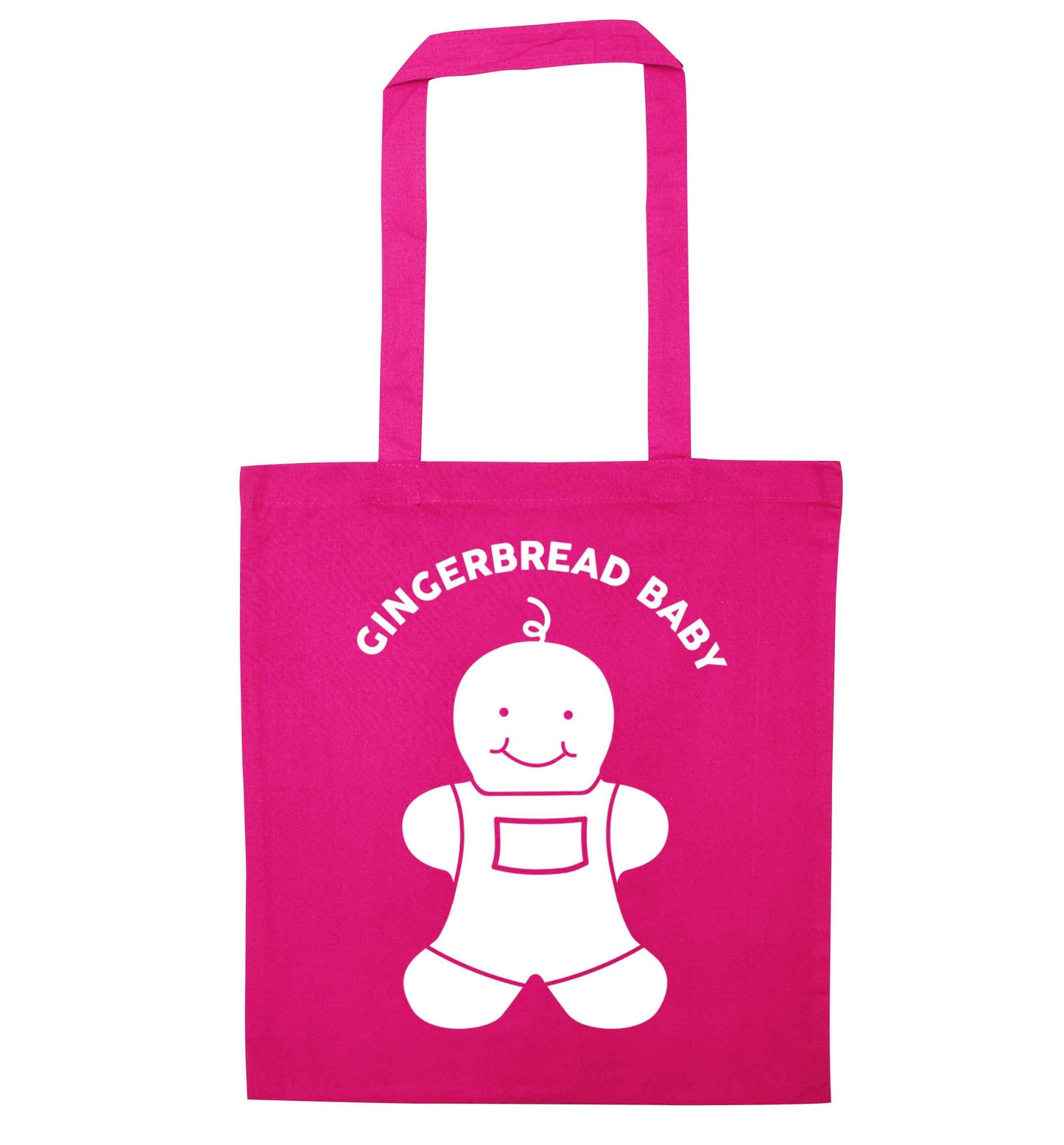 Gingerbread baby pink tote bag