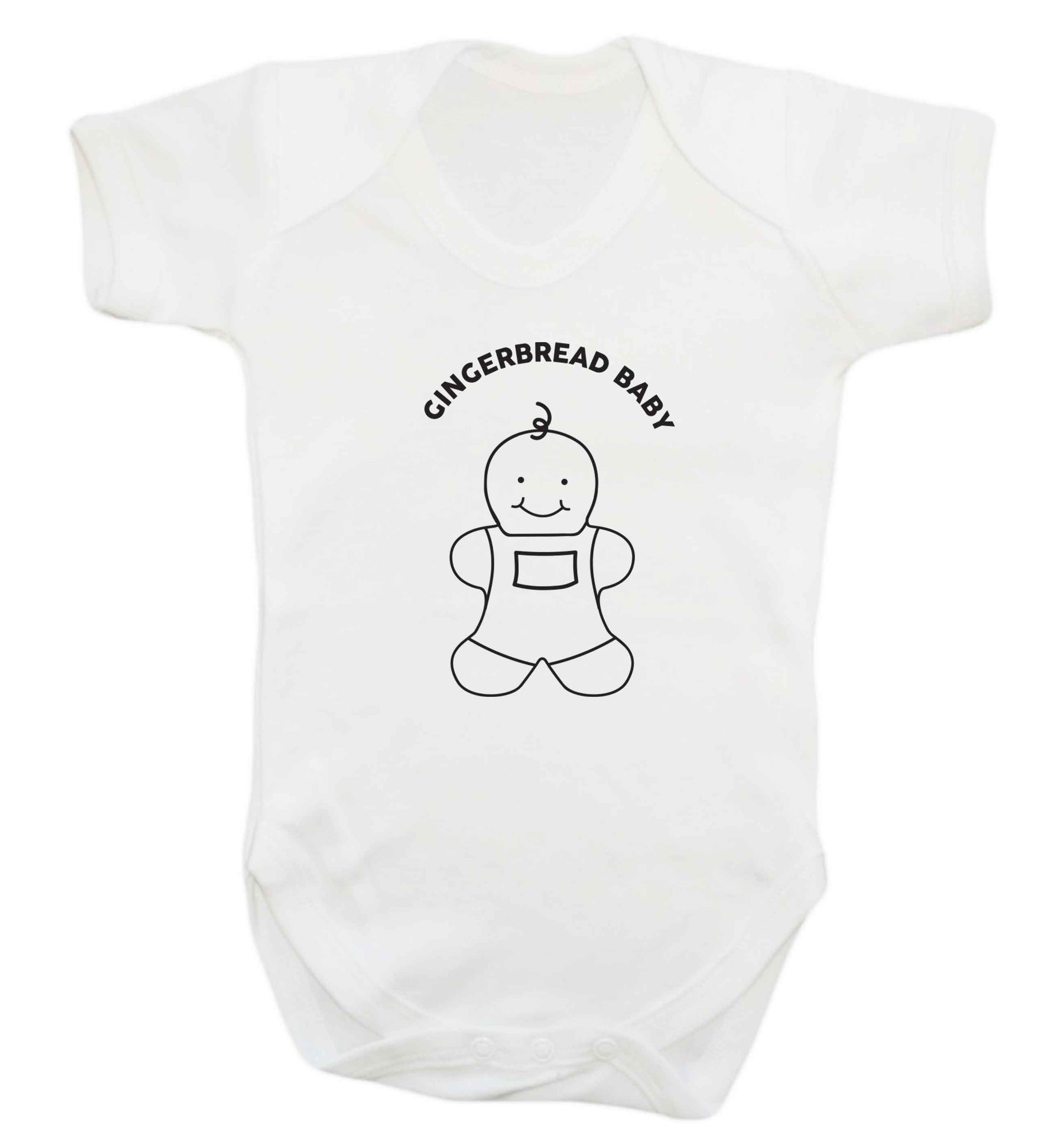 Gingerbread baby baby vest white 18-24 months