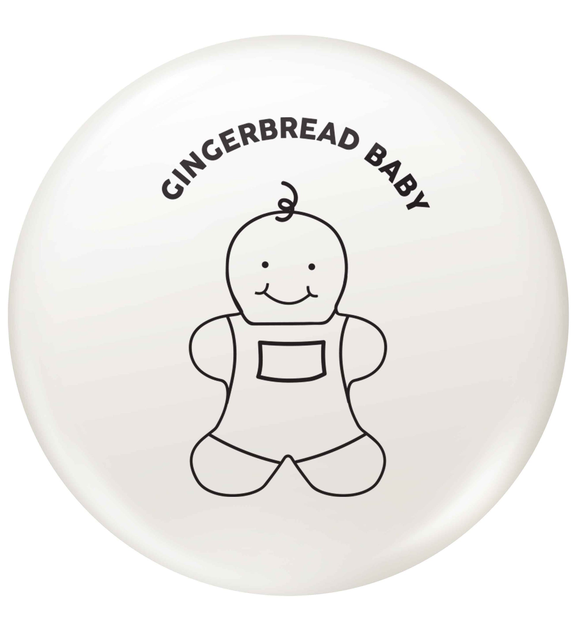 Gingerbread baby small 25mm Pin badge