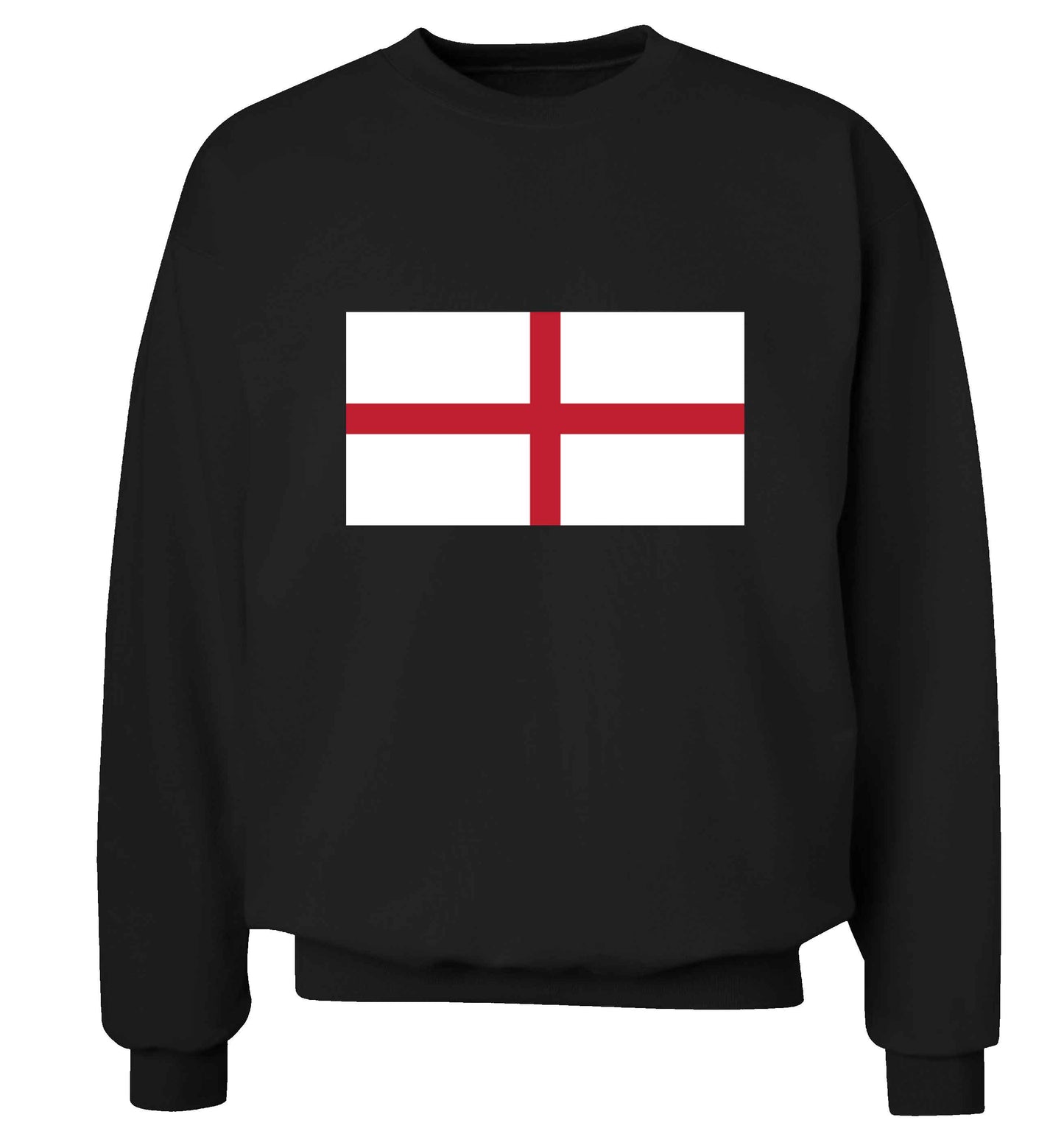 England Flag adult's unisex black sweater 2XL