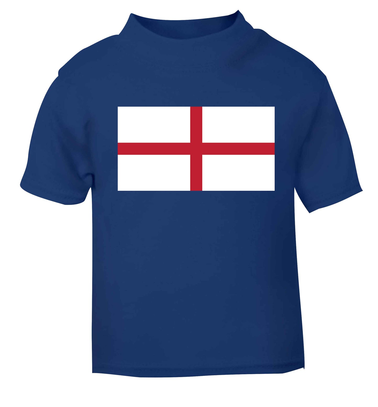 England Flag blue baby toddler Tshirt 2 Years