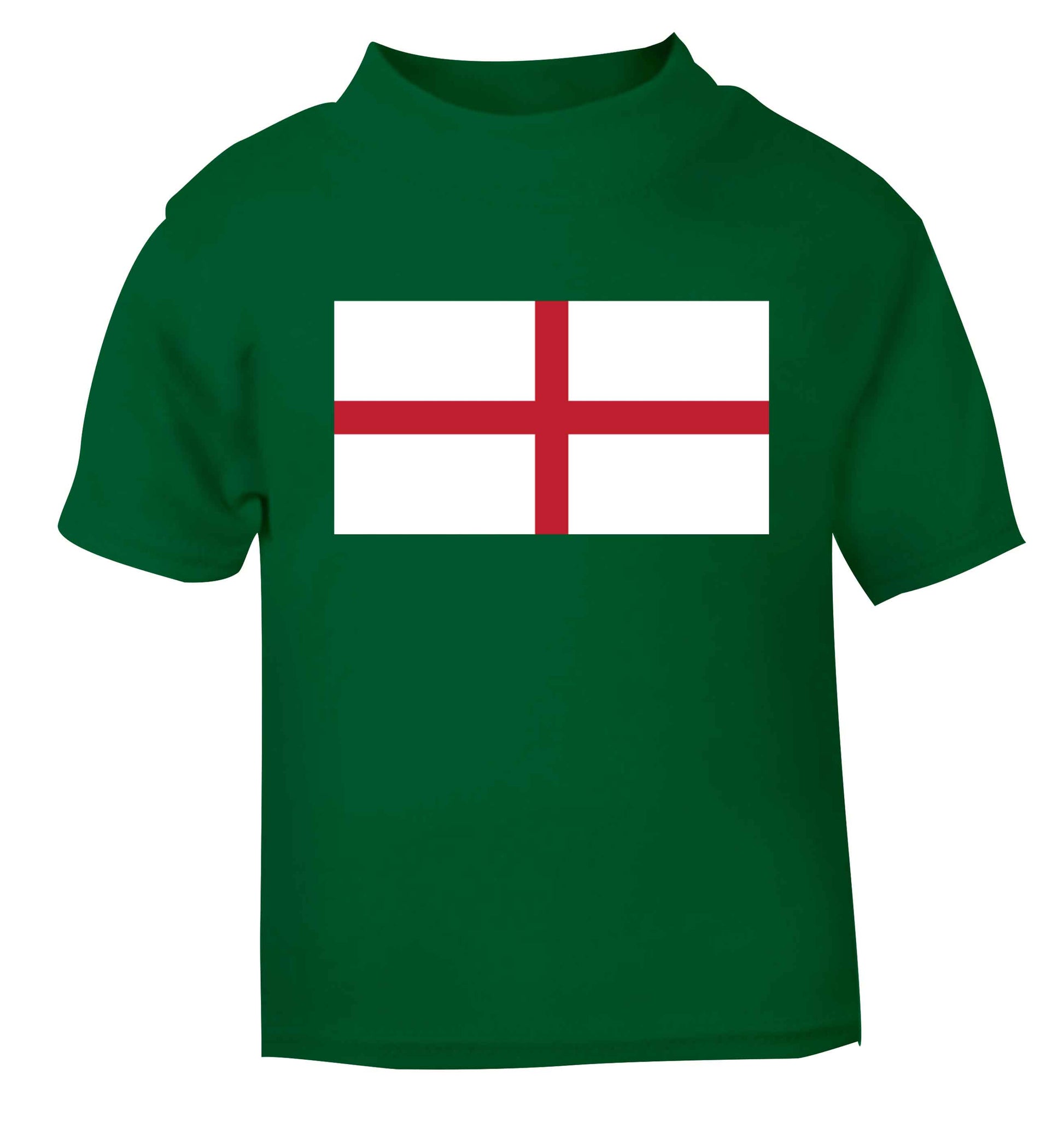England Flag green baby toddler Tshirt 2 Years