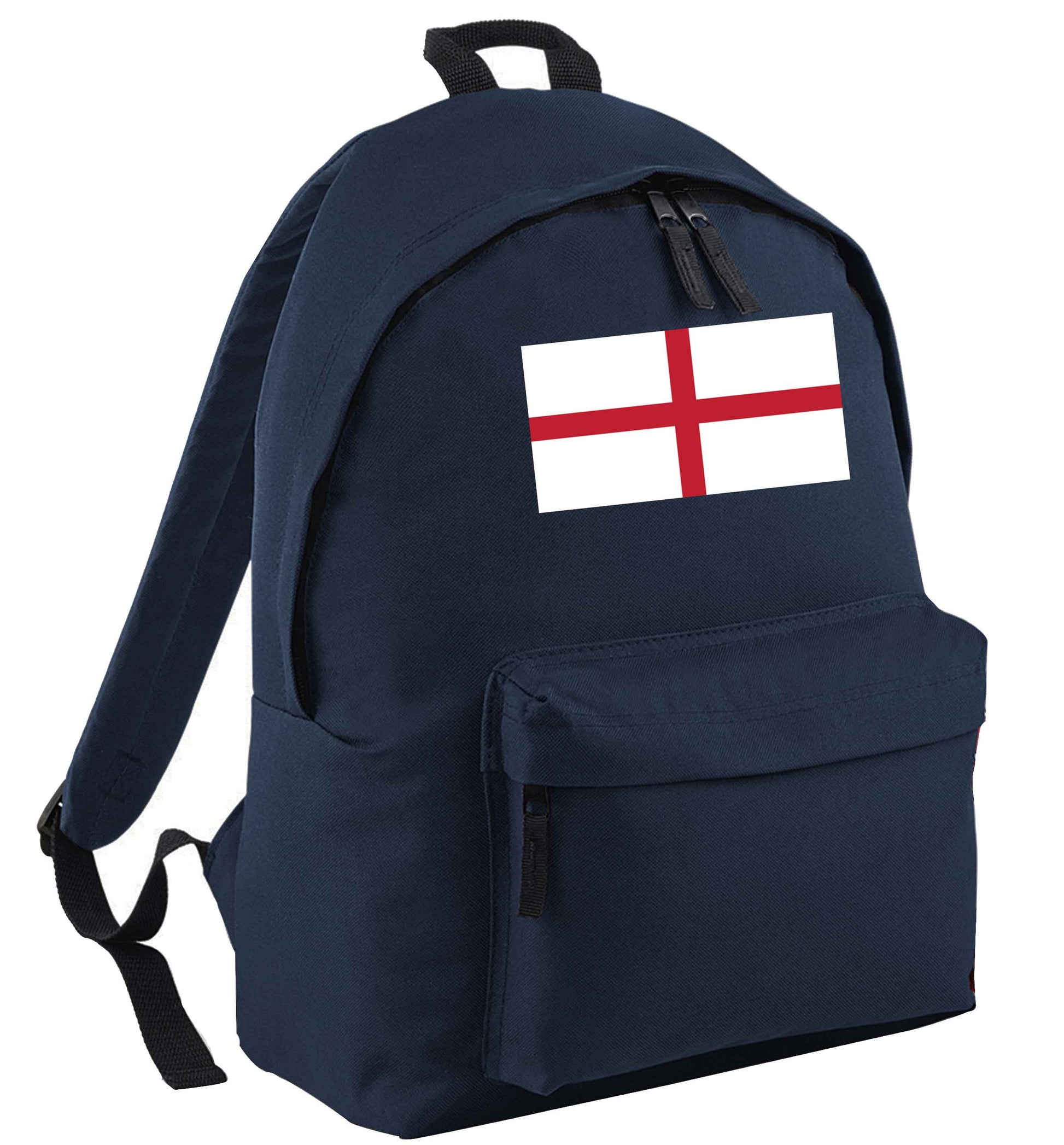 England Flag navy adults backpack