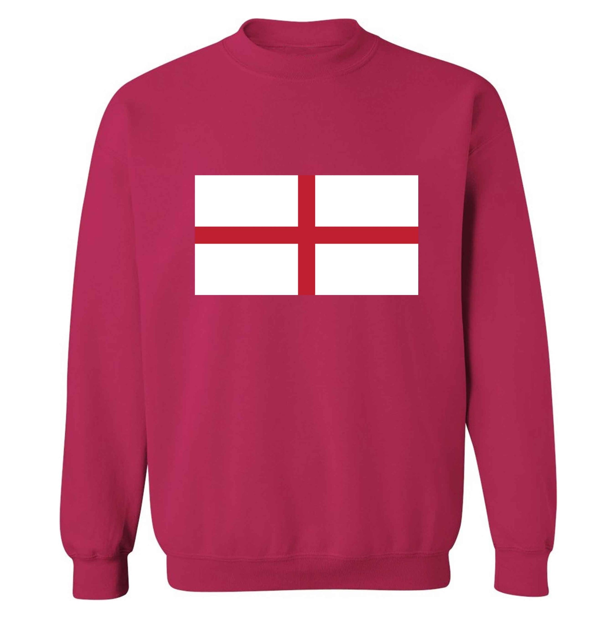 England Flag adult's unisex pink sweater 2XL