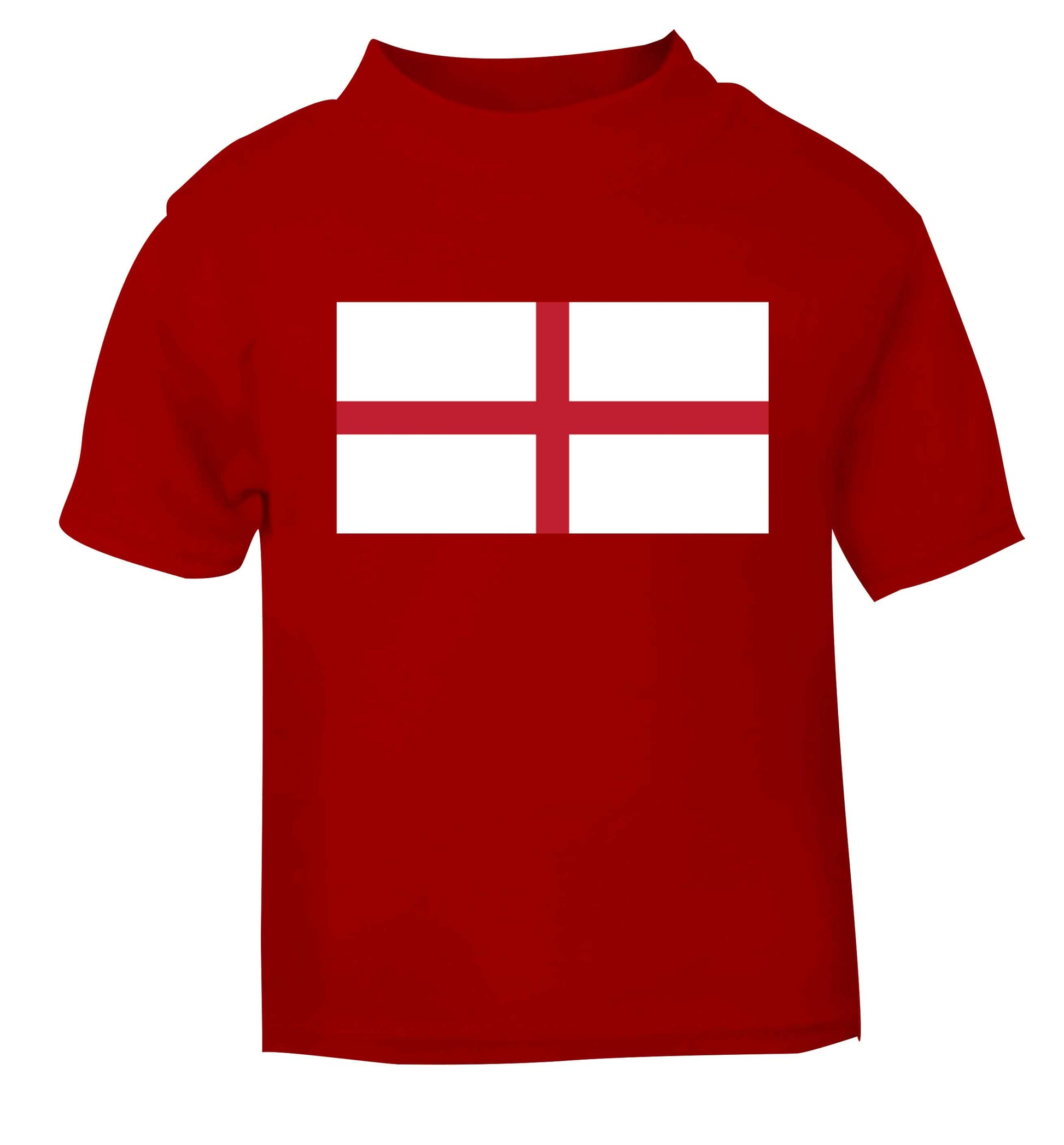 England Flag red baby toddler Tshirt 2 Years