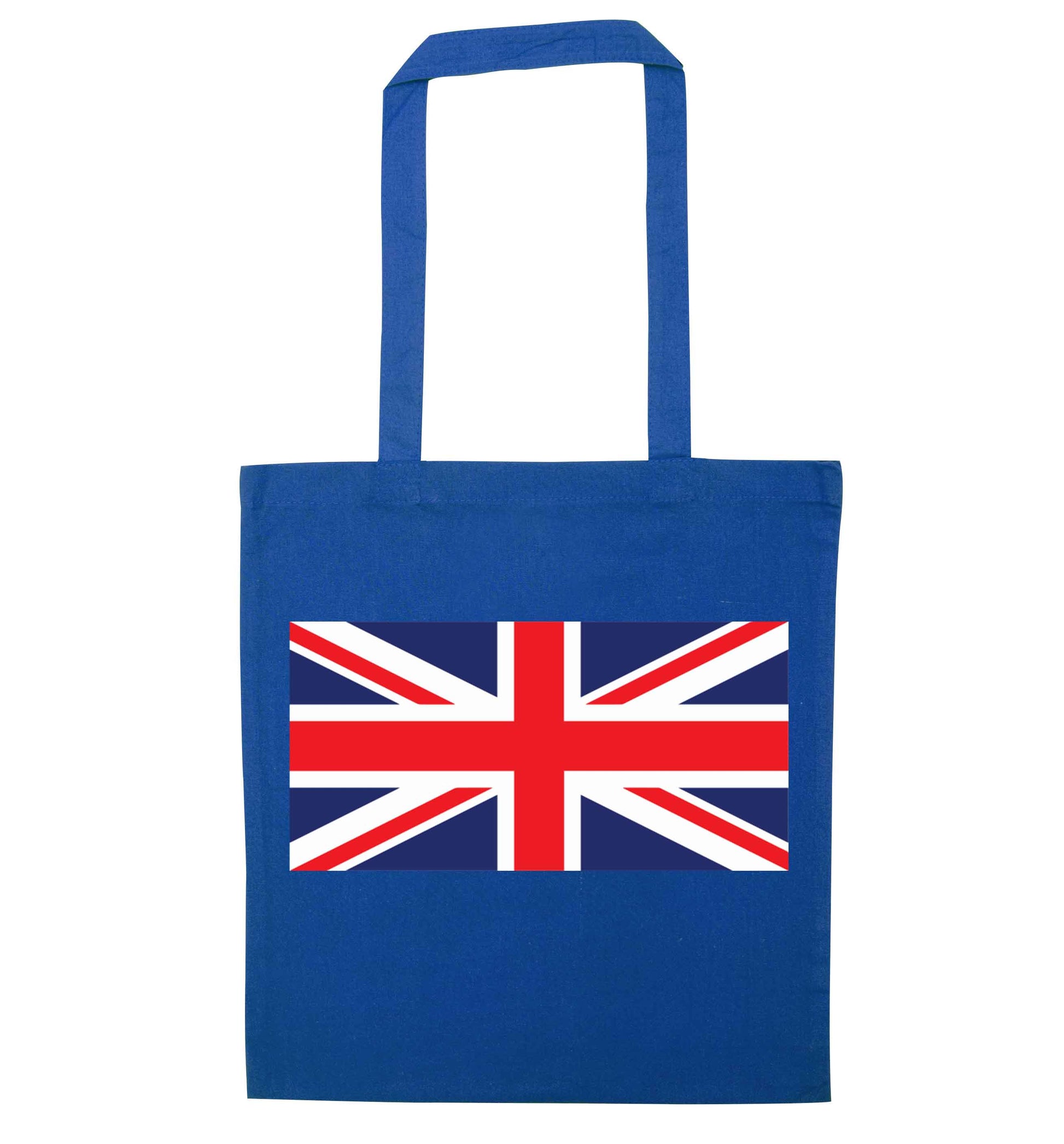 Union Jack blue tote bag