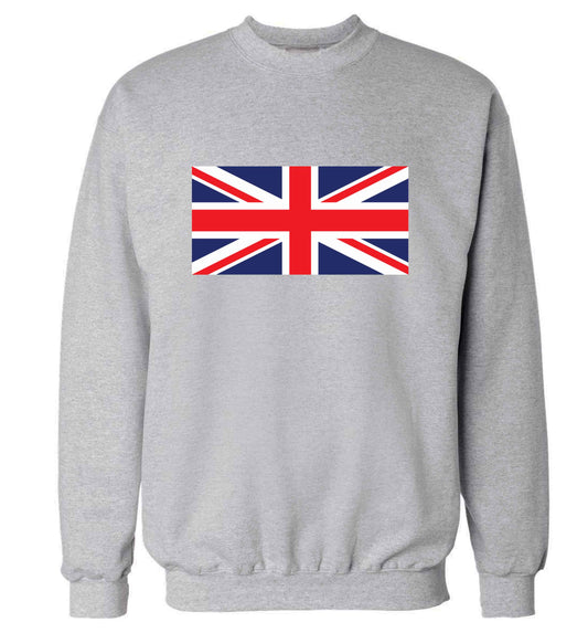 Union Jack adult's unisex grey sweater 2XL