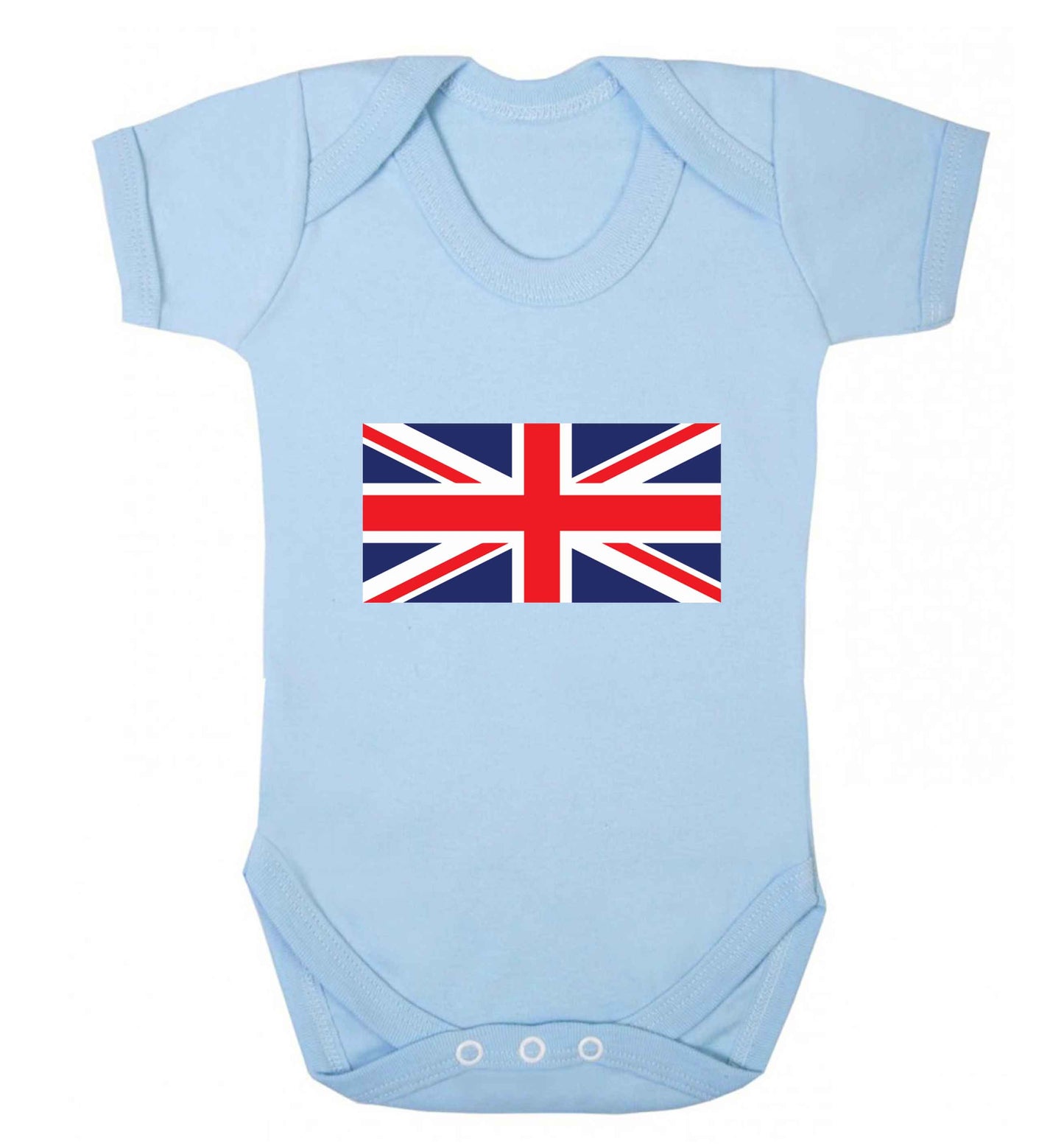 Union Jack baby vest pale blue 18-24 months