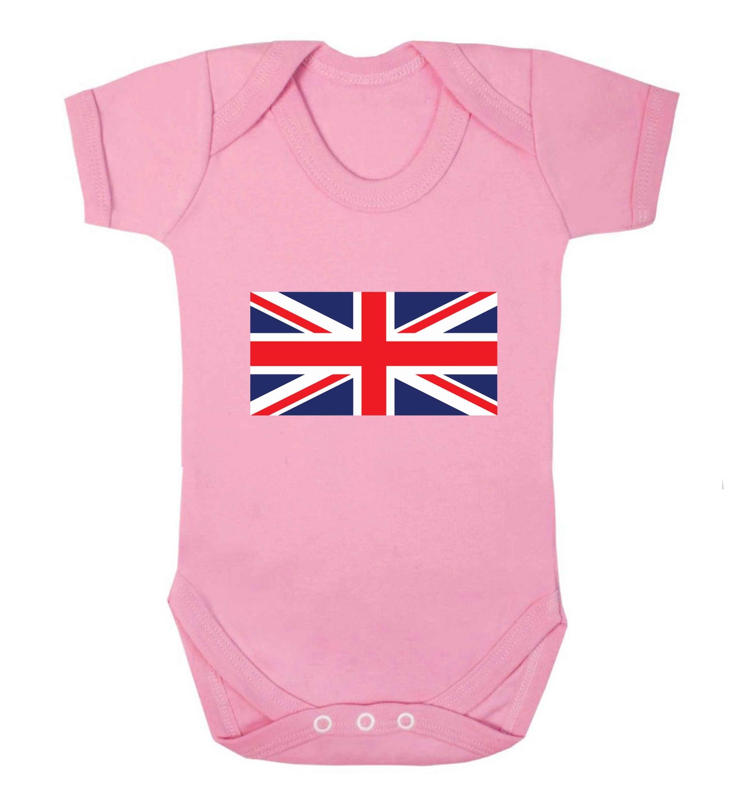 Union Jack baby vest pale pink 18-24 months