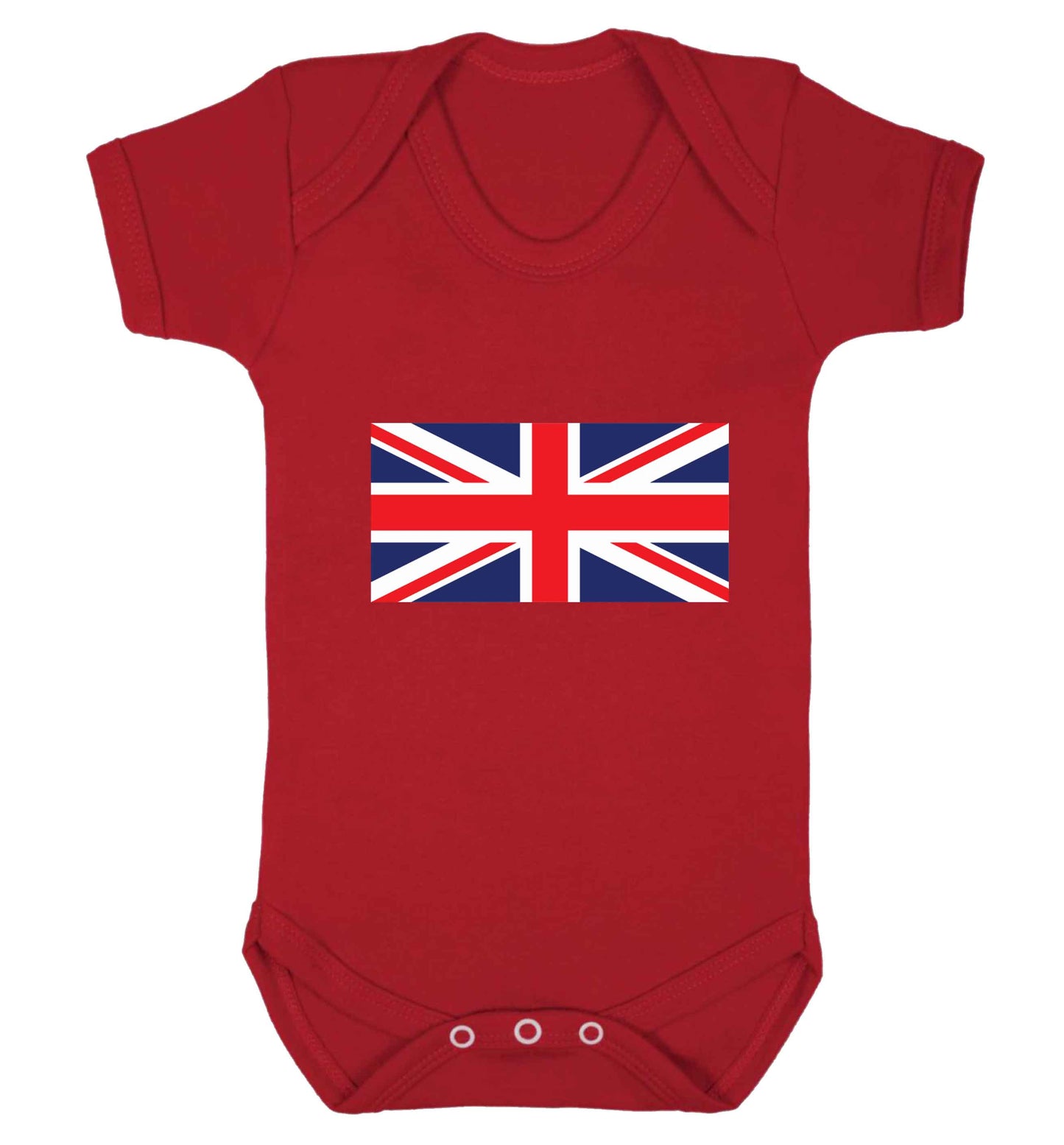 Union Jack baby vest red 18-24 months