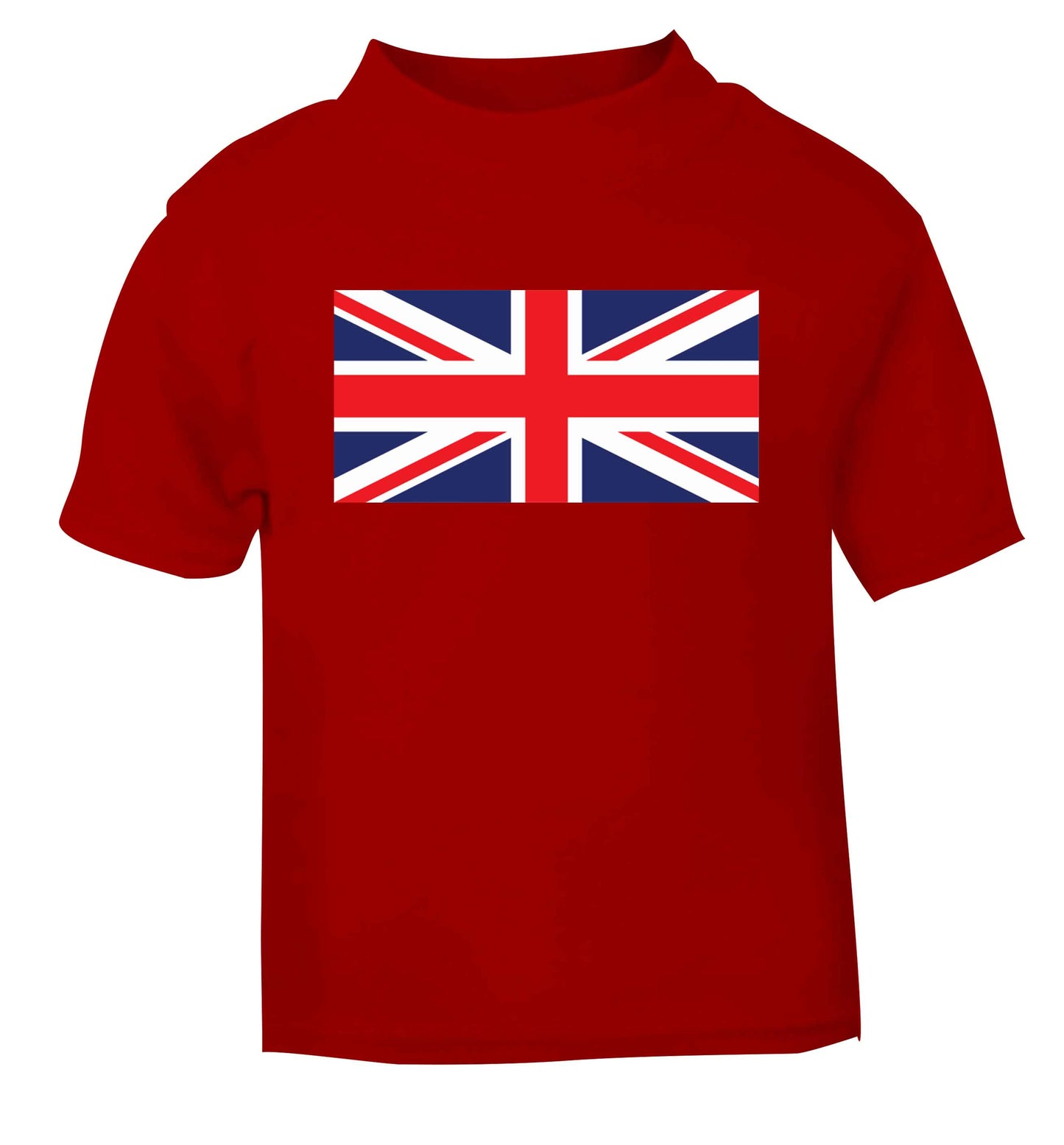 Union Jack red baby toddler Tshirt 2 Years
