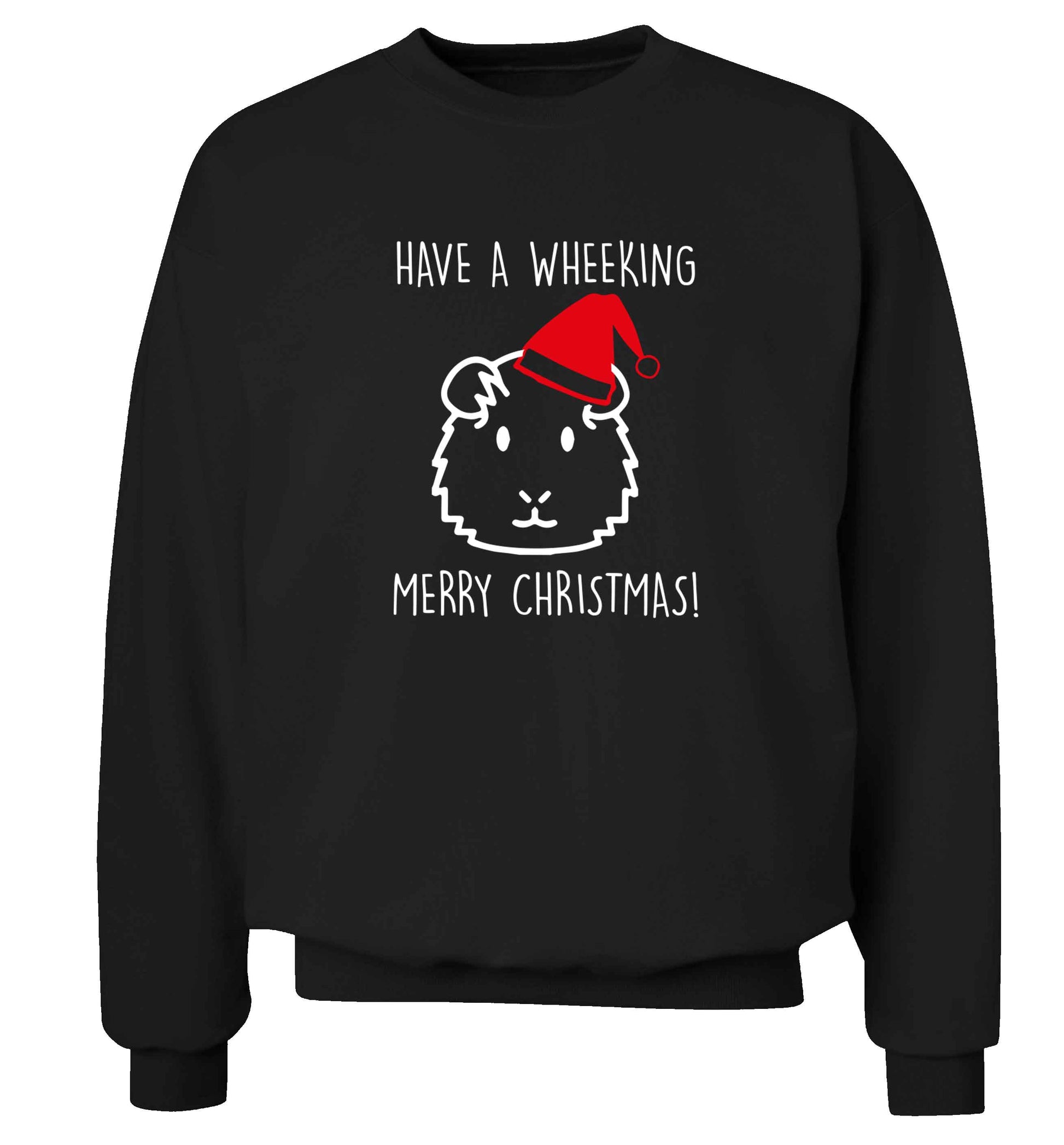 Have a wheeking merry Christmas adult's unisex black sweater 2XL
