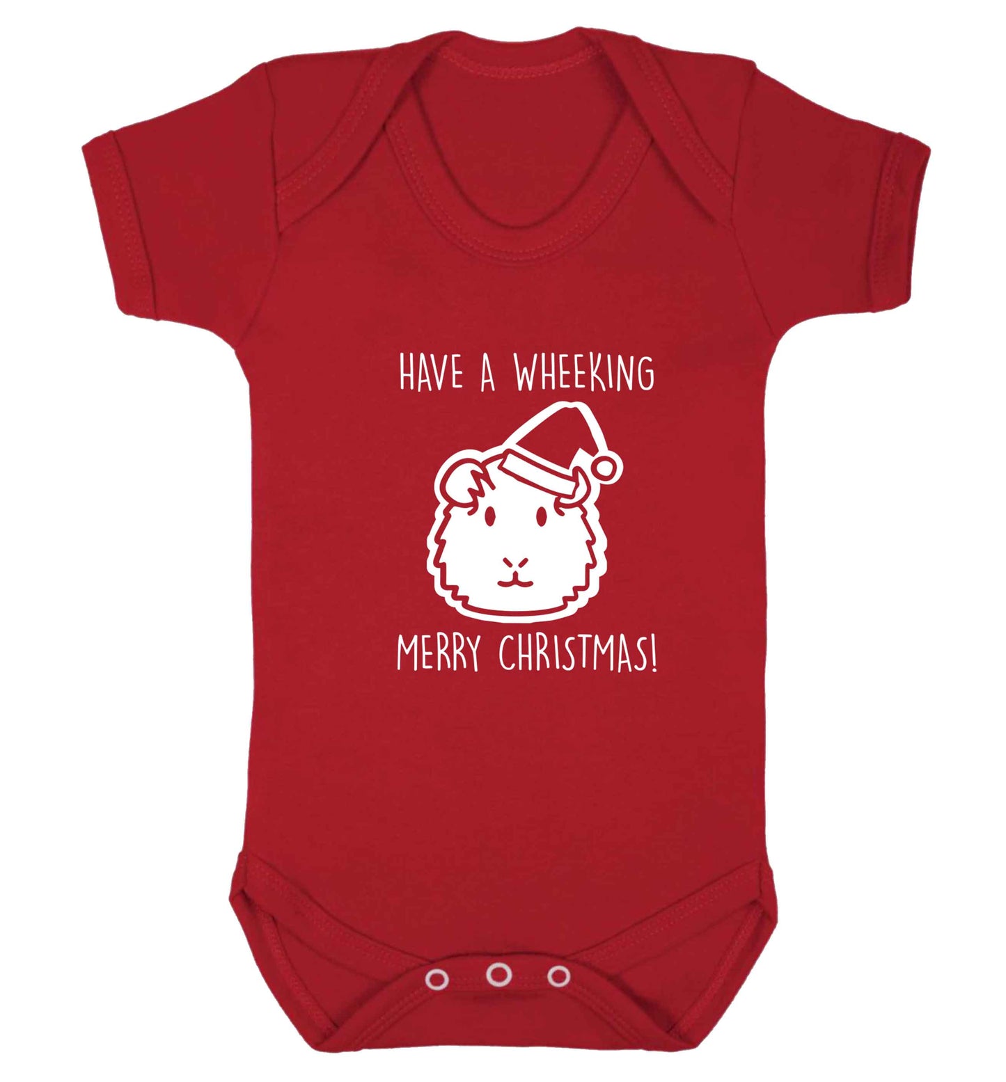 Have a wheeking merry Christmas baby vest red 18-24 months