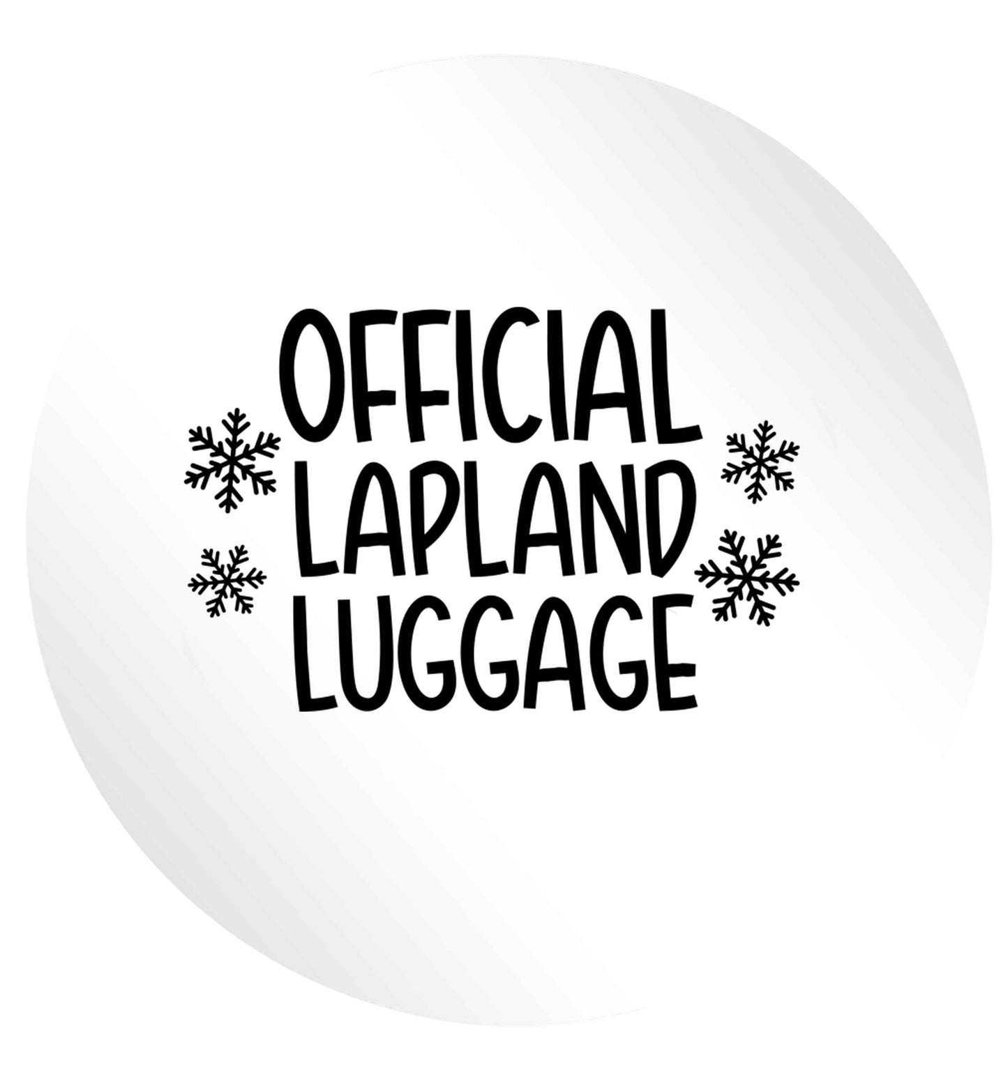 Official Lapland luggage 24 @ 45mm matt circle stickers