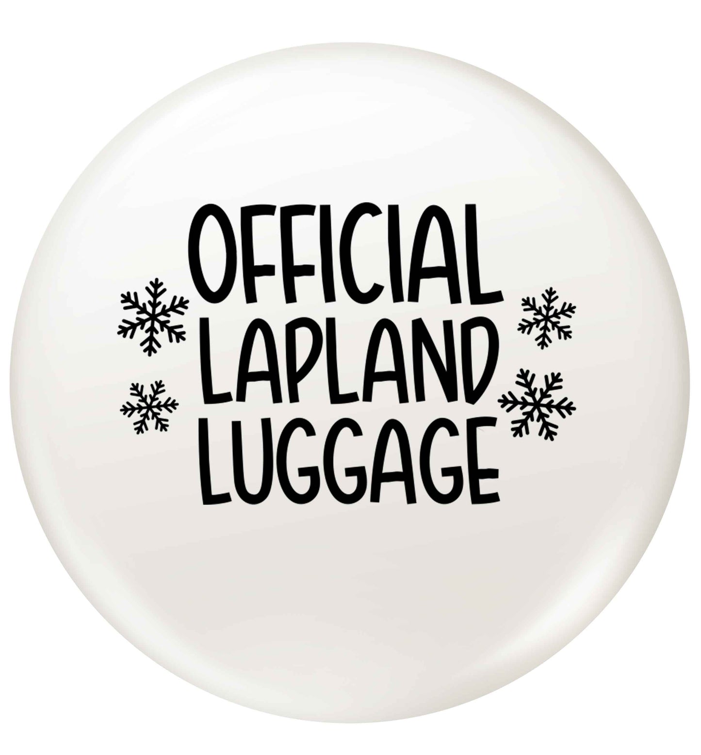 Official Lapland luggage small 25mm Pin badge