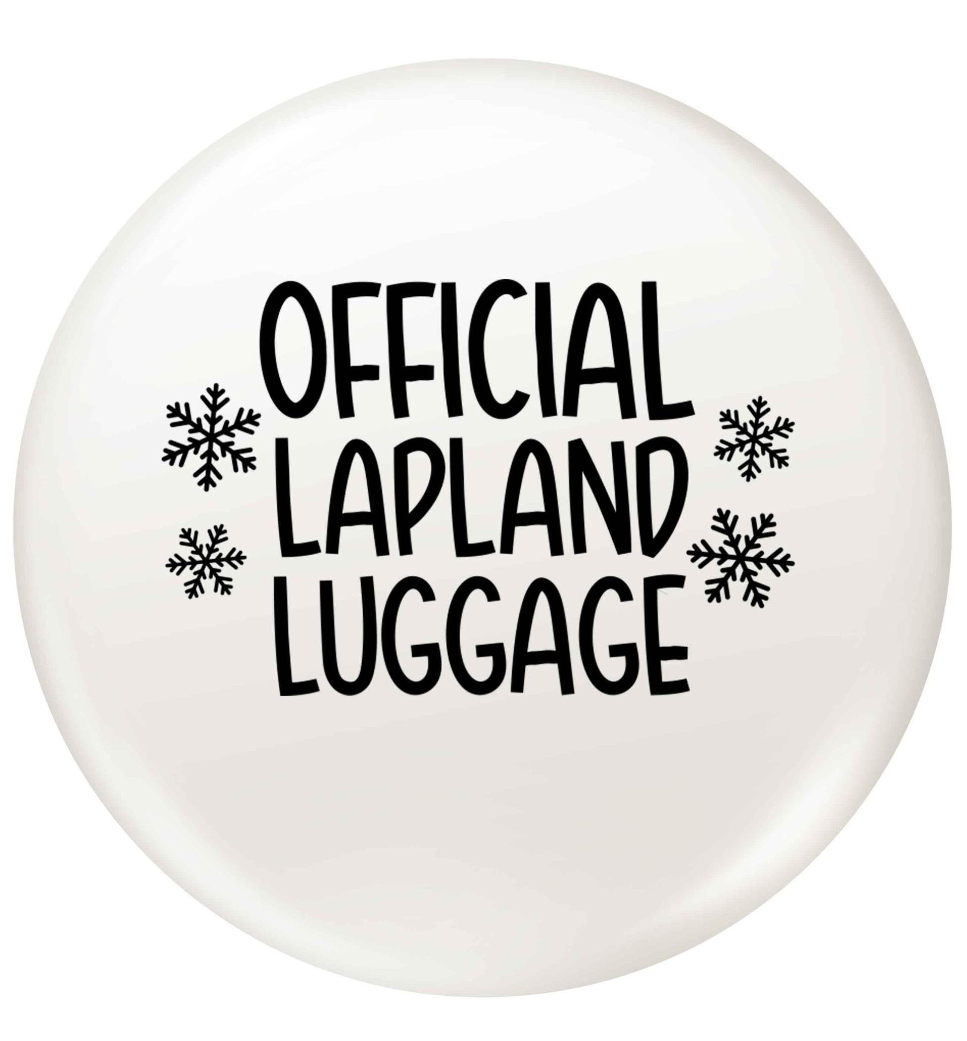 Official Lapland luggage small 25mm Pin badge