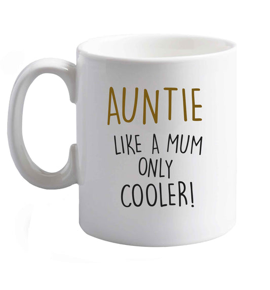 10 oz Favourite Type Pan Pancake ceramic mug right handed