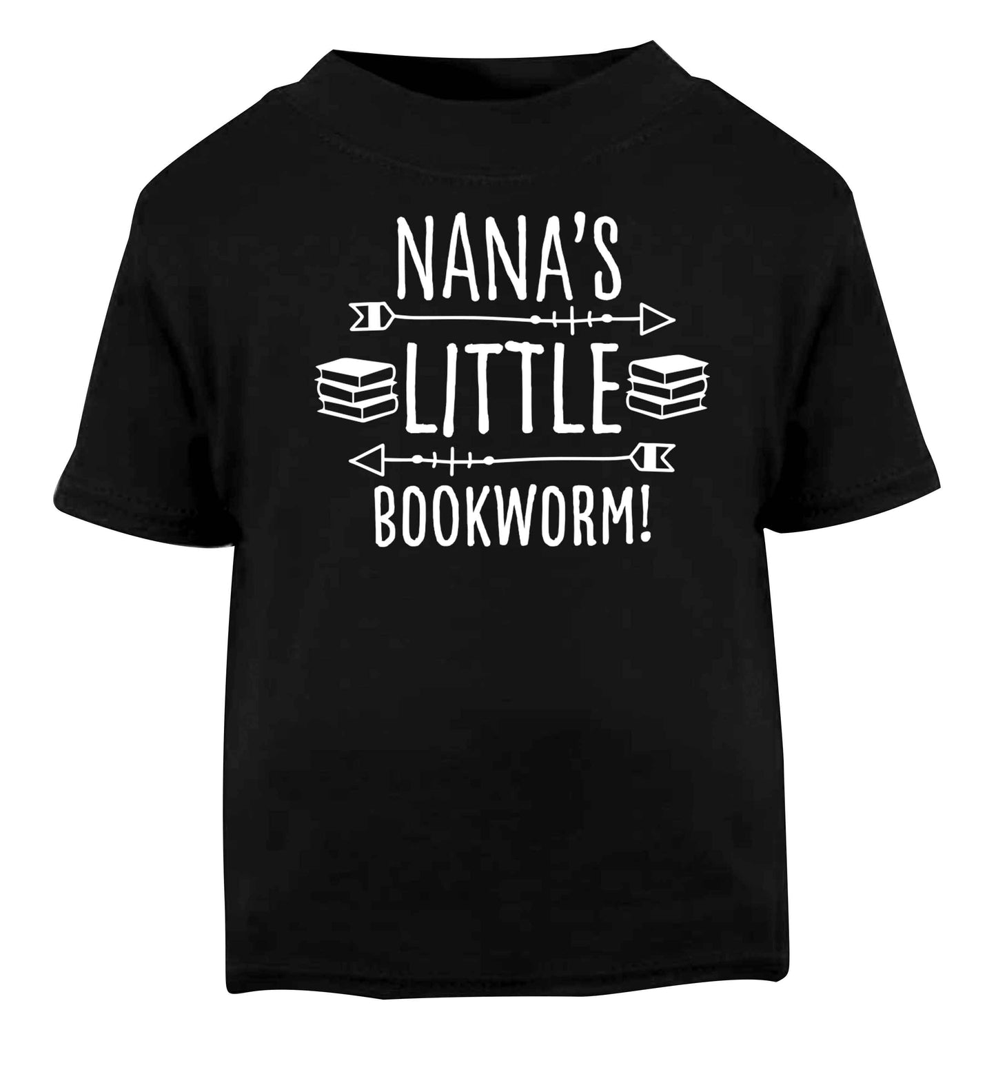 Grandad's little bookworm Black baby toddler Tshirt 2 years