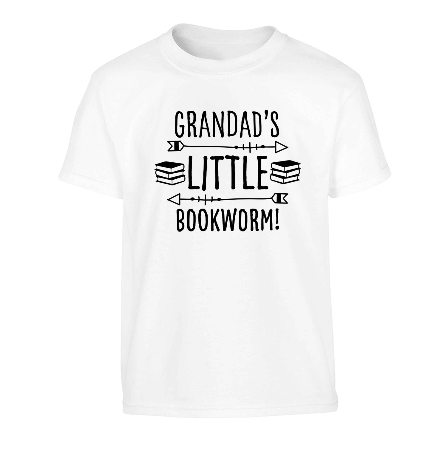Grandad's little bookworm Children's white Tshirt 12-13 Years