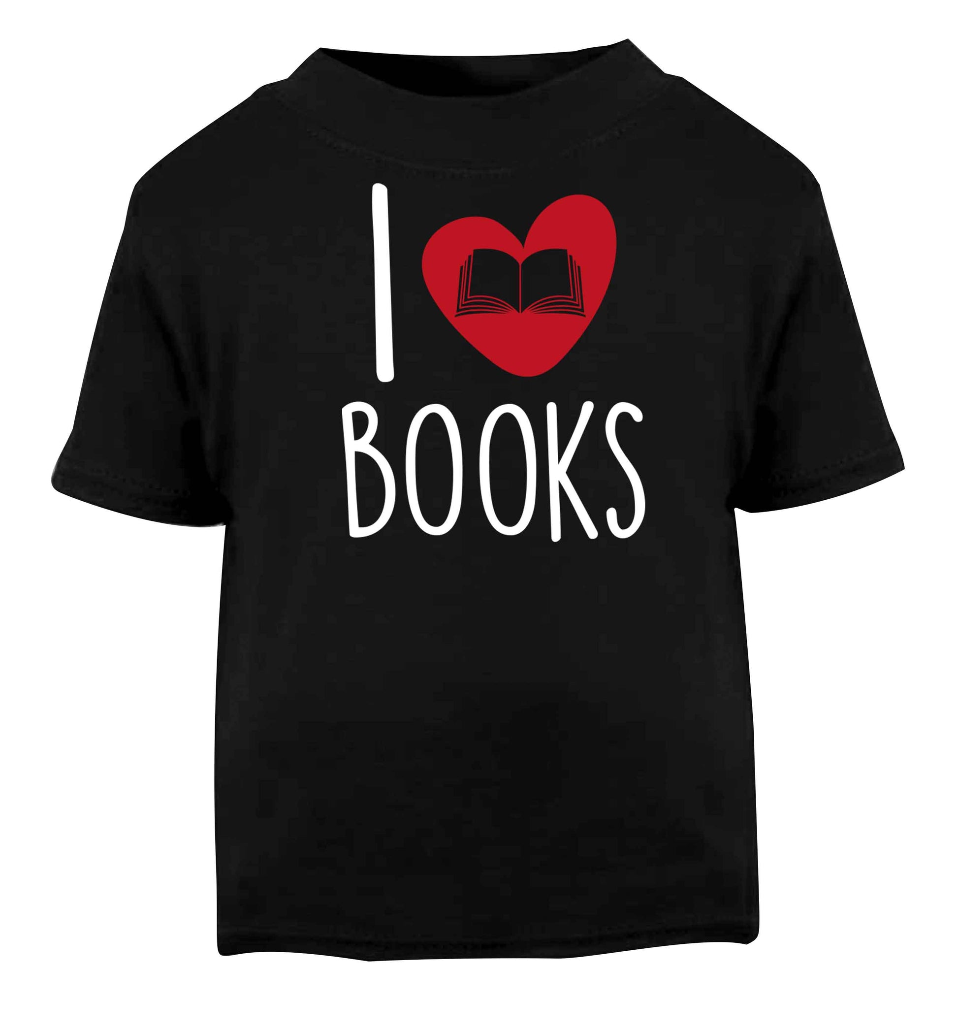 I love books Black baby toddler Tshirt 2 years