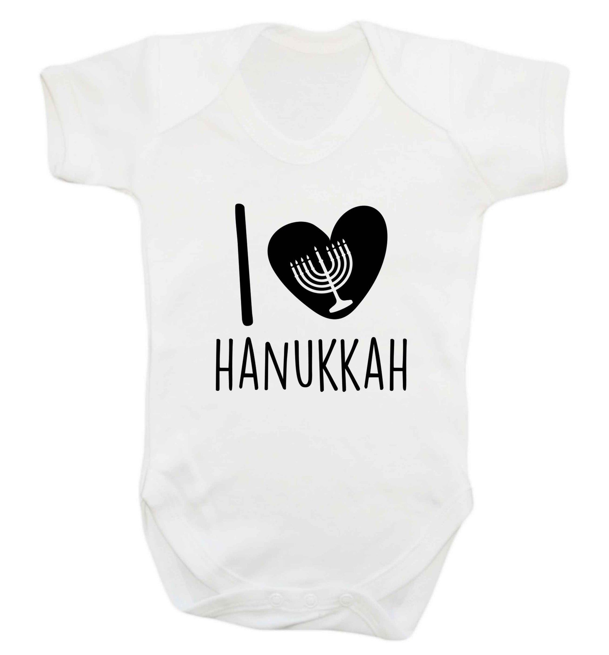 I love hanukkah baby vest white 18-24 months