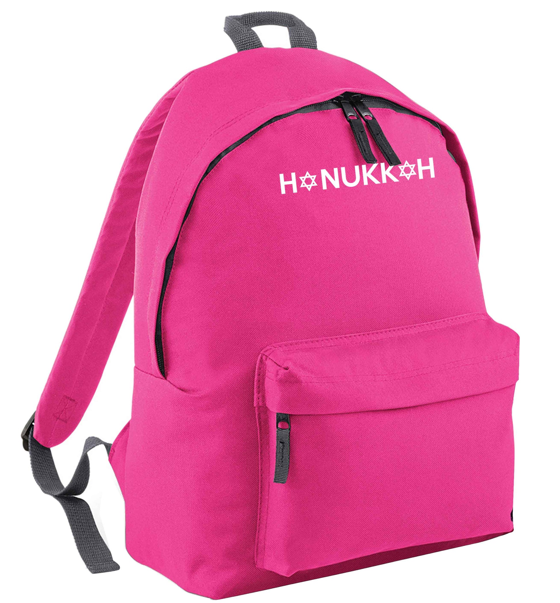 Hanukkah star of david pink adults backpack