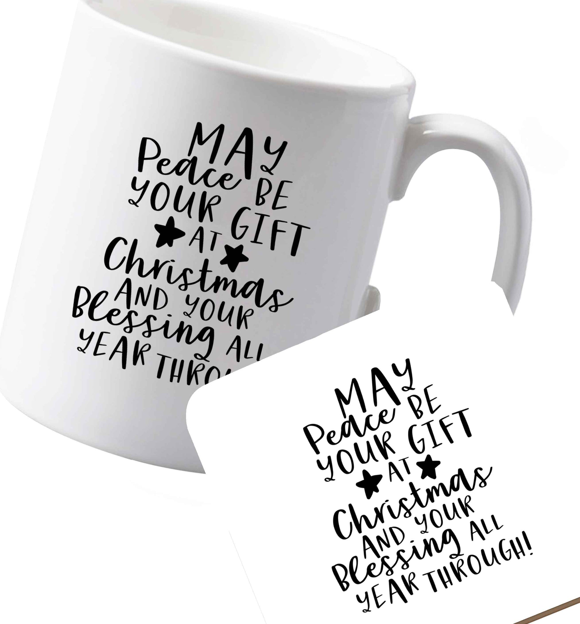 10 oz Ceramic mug and coaster Favourite Type Pan Pancake both sides