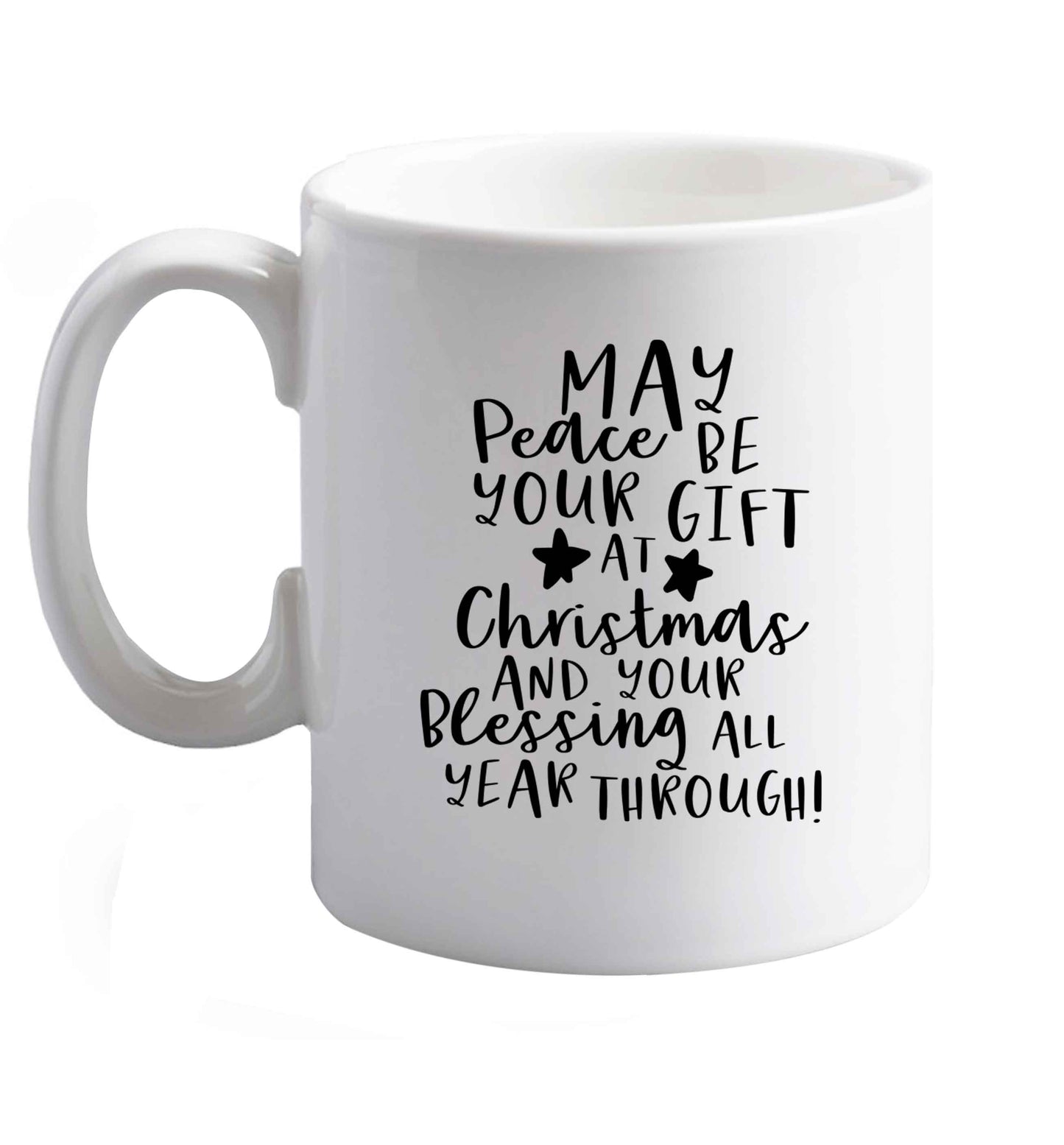 10 oz Favourite Type Pan Pancake ceramic mug right handed