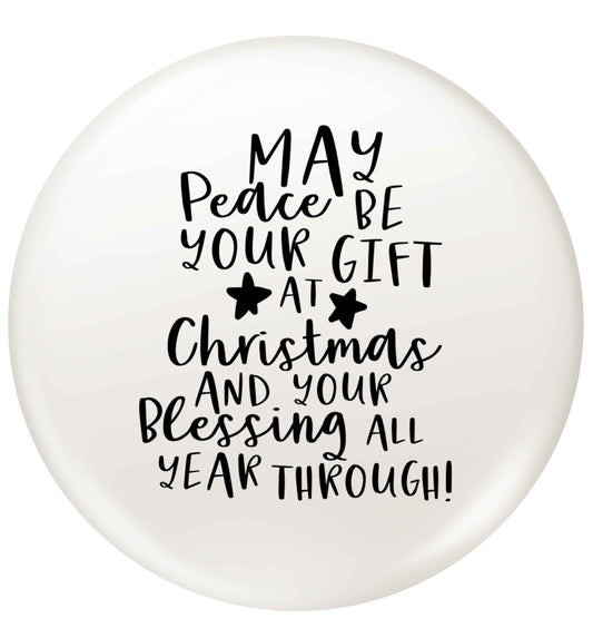 Peace be your Gift at Christmas Gift small 25mm Pin badge