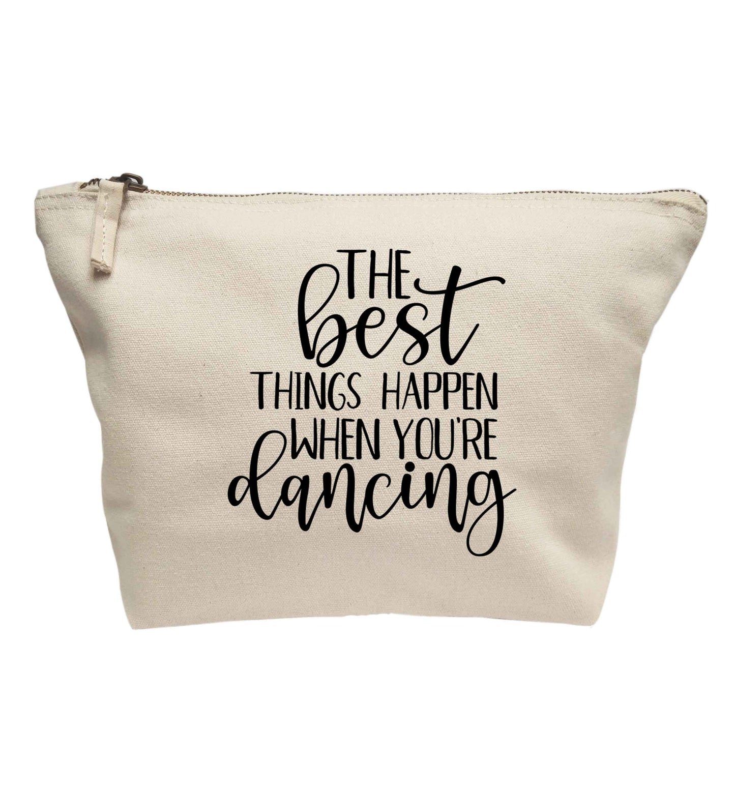 Best Things Happen Dancing | Makeup / wash bag
