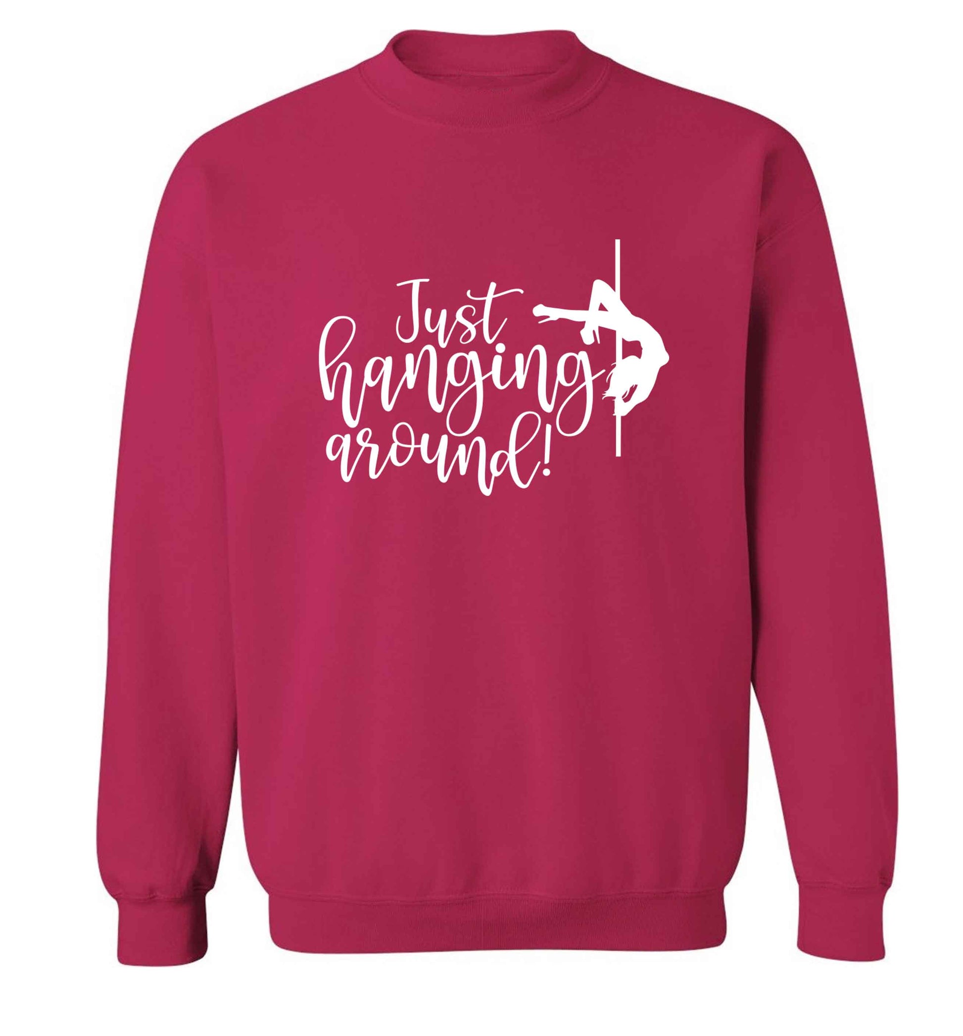 Best Things Happen Dancing adult's unisex pink sweater 2XL