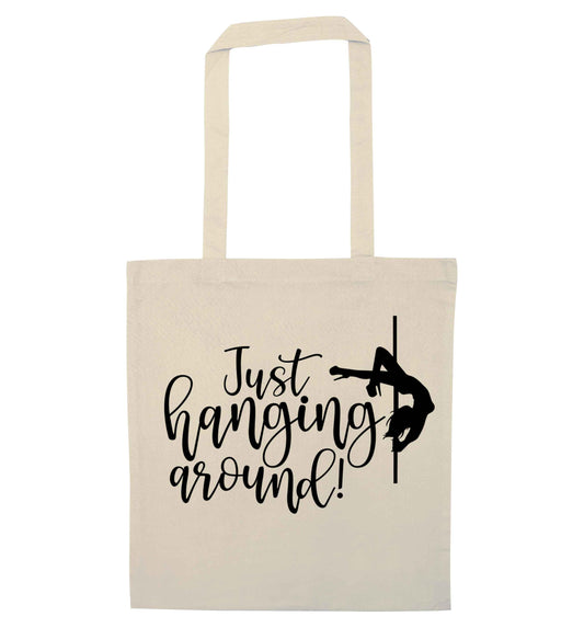 Best Things Happen Dancing natural tote bag