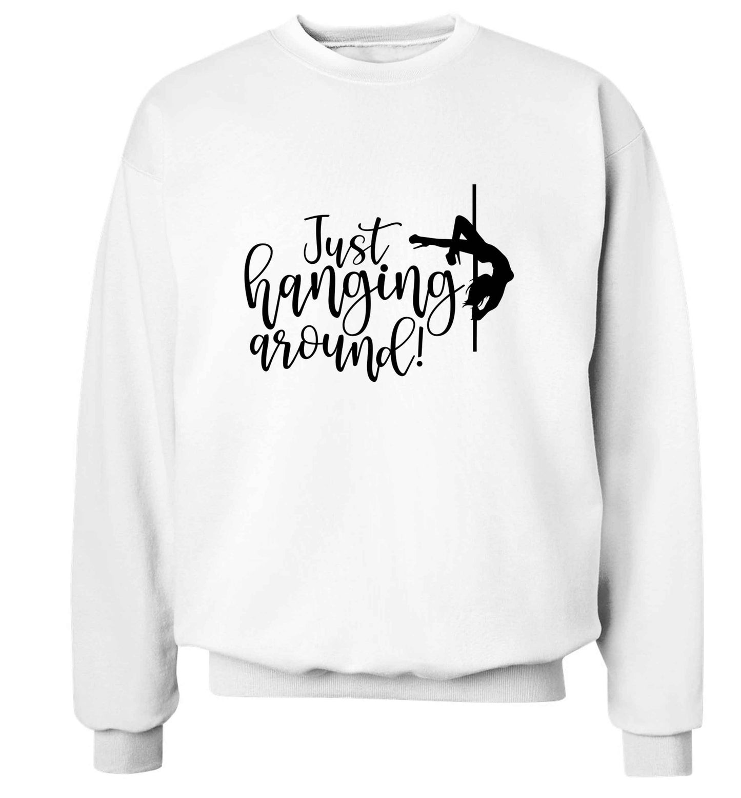 Best Things Happen Dancing adult's unisex white sweater 2XL