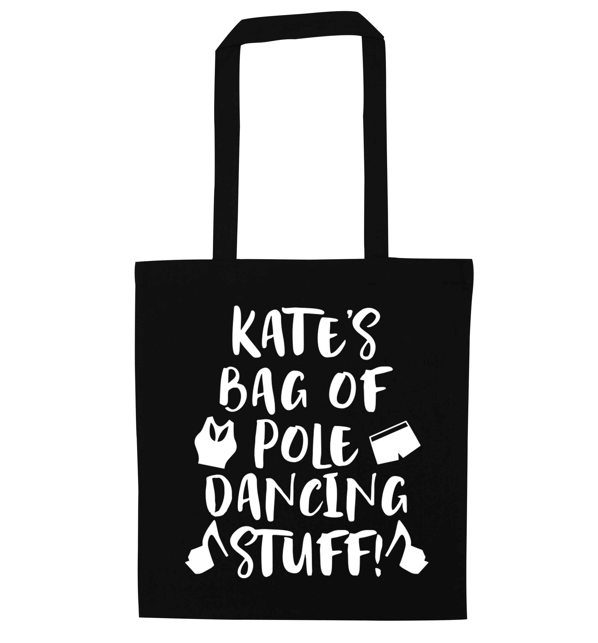Best Things Happen Dancing black tote bag