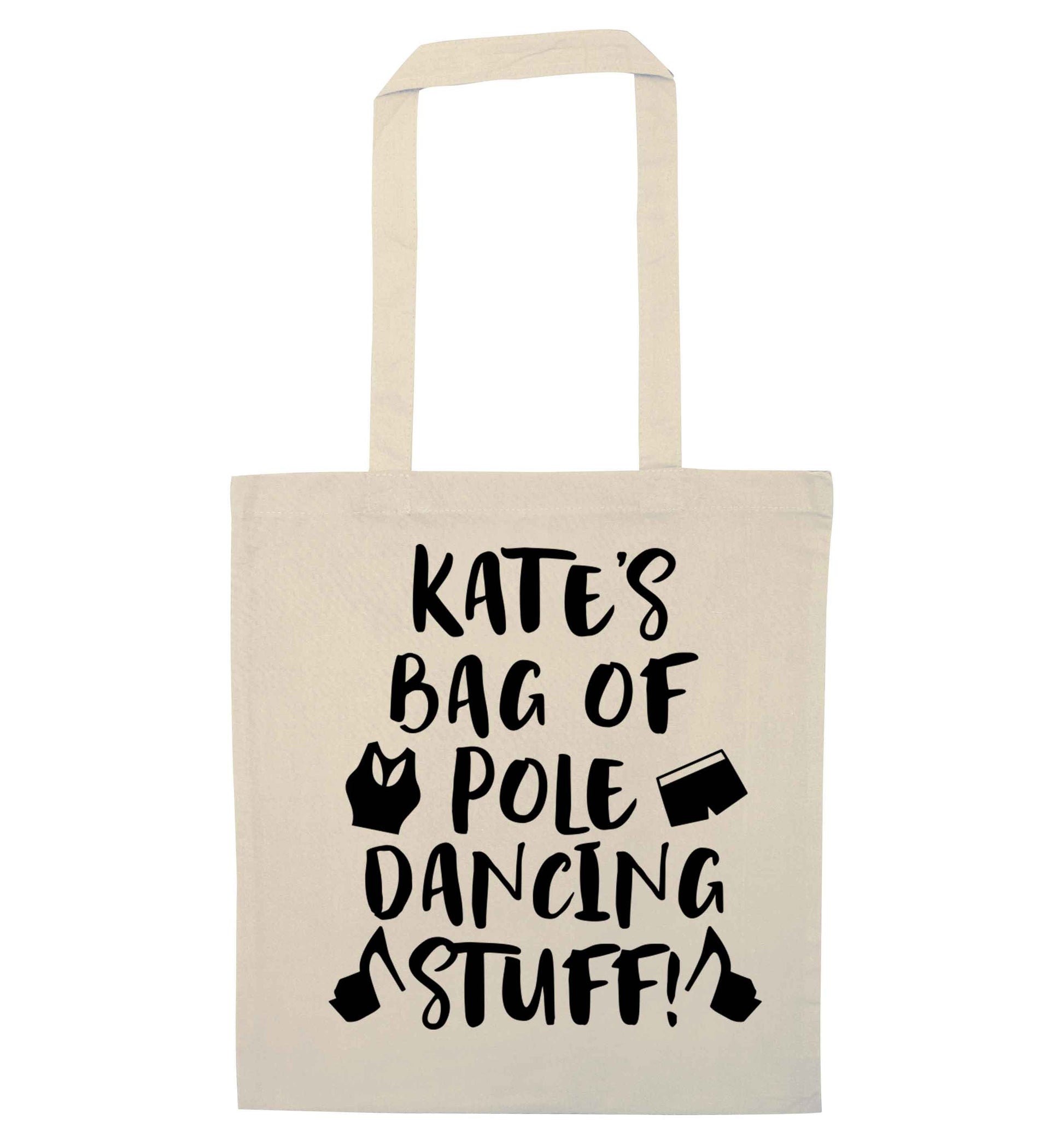 Best Things Happen Dancing natural tote bag