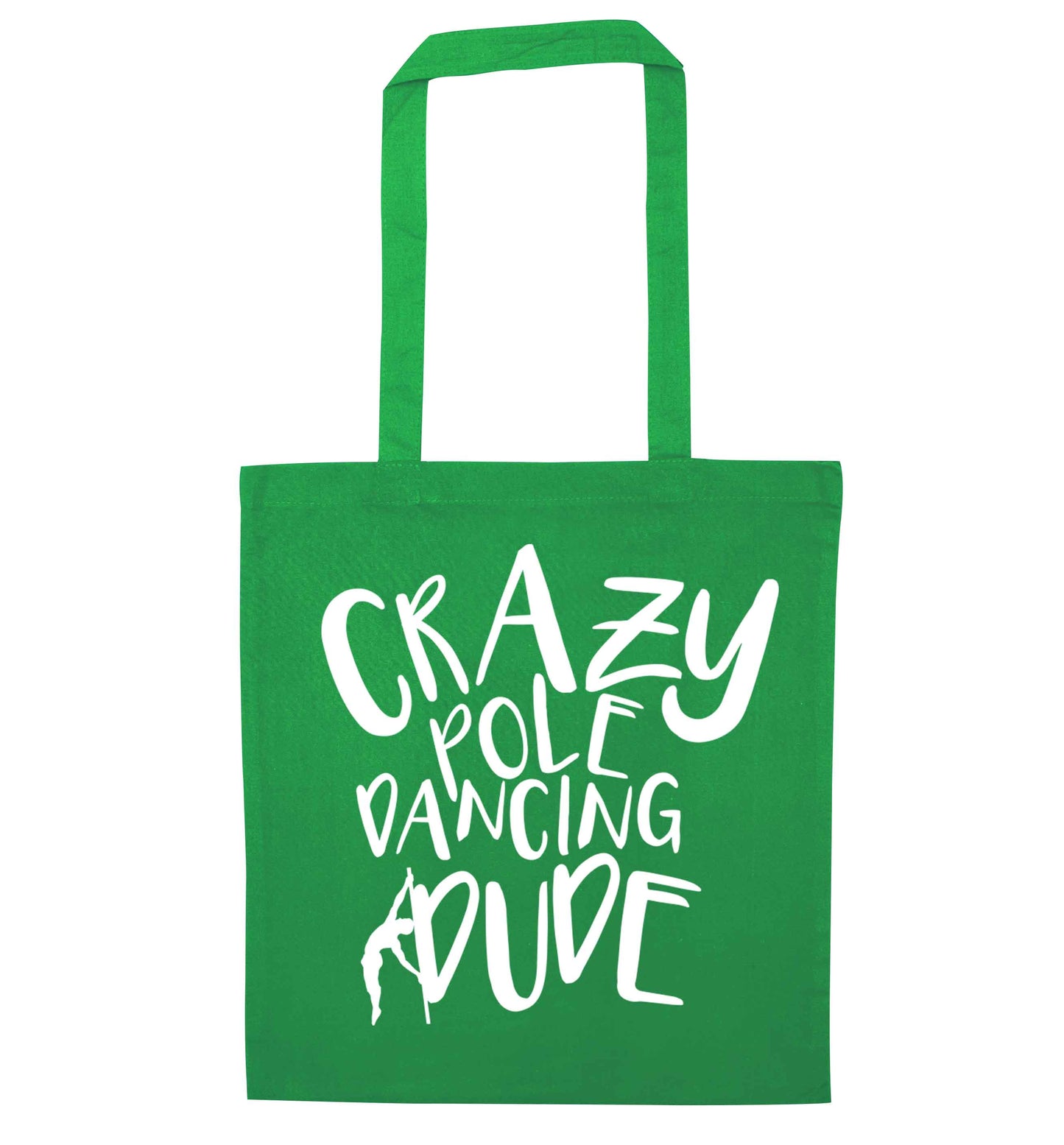 Best Things Happen Dancing green tote bag