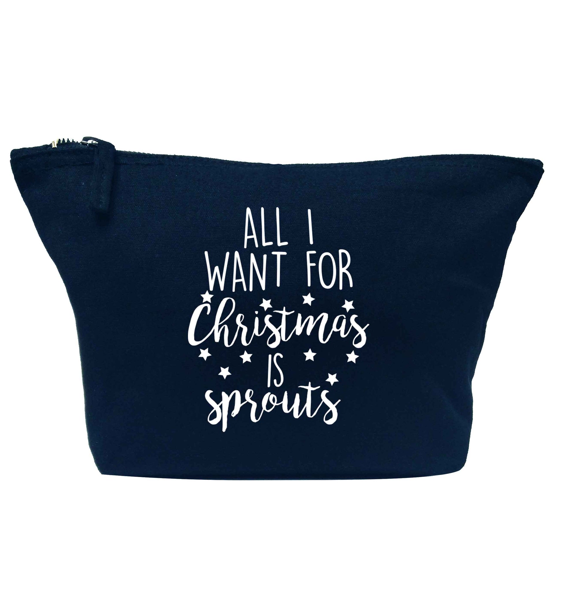 All I want for Christmas is sprouts navy makeup bag