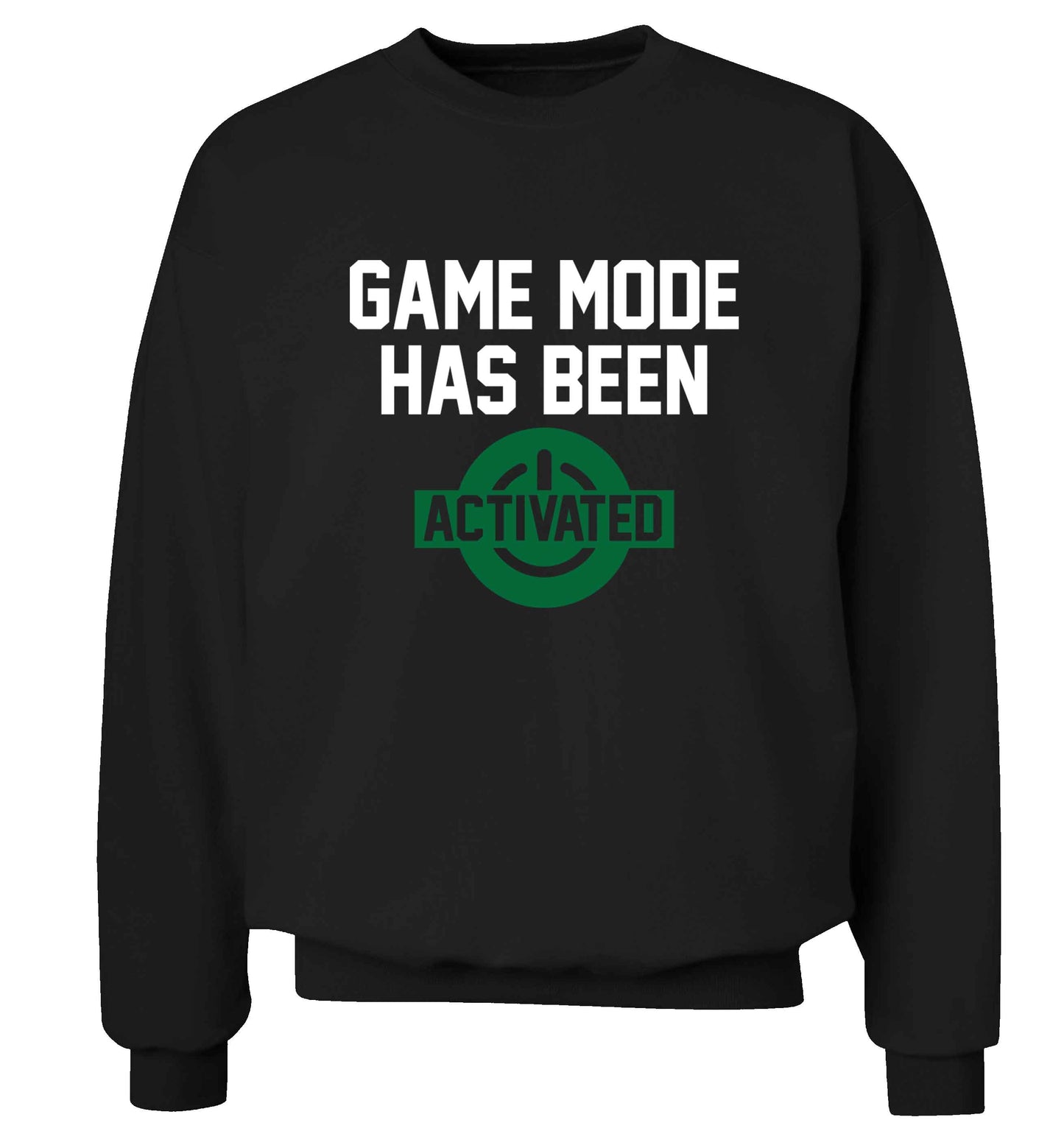 Game mode has been activated adult's unisex black sweater 2XL