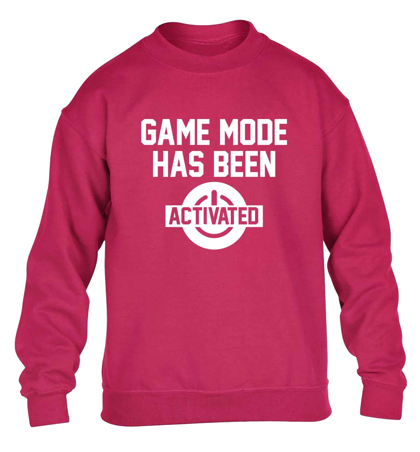 Game mode has been activated children's pink sweater 12-13 Years