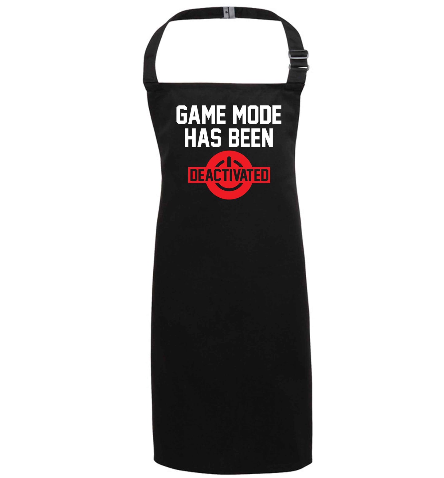 Game Mode Has Been Deactivated black apron 7-10 years